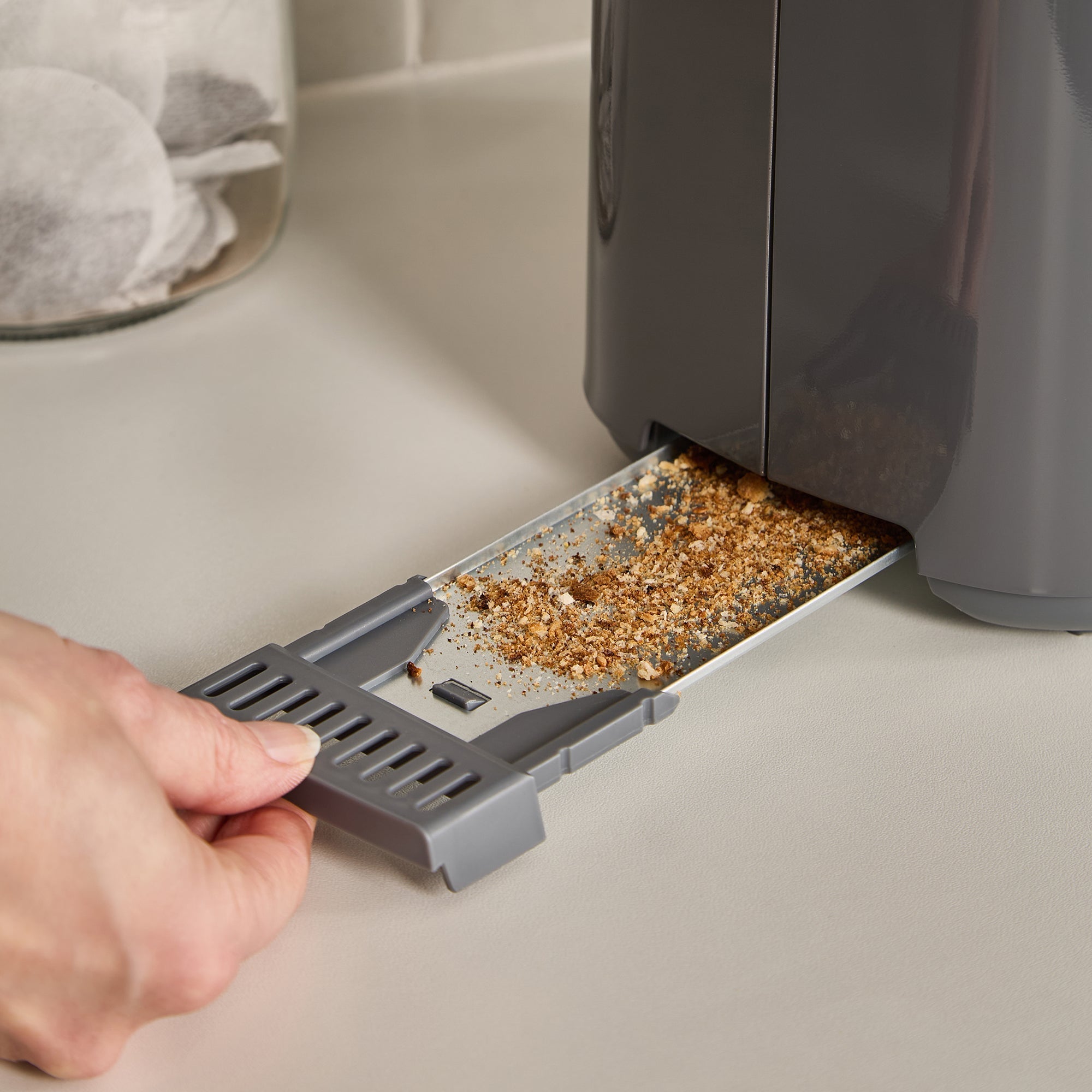 Equip Grey 2-Slice Toaster