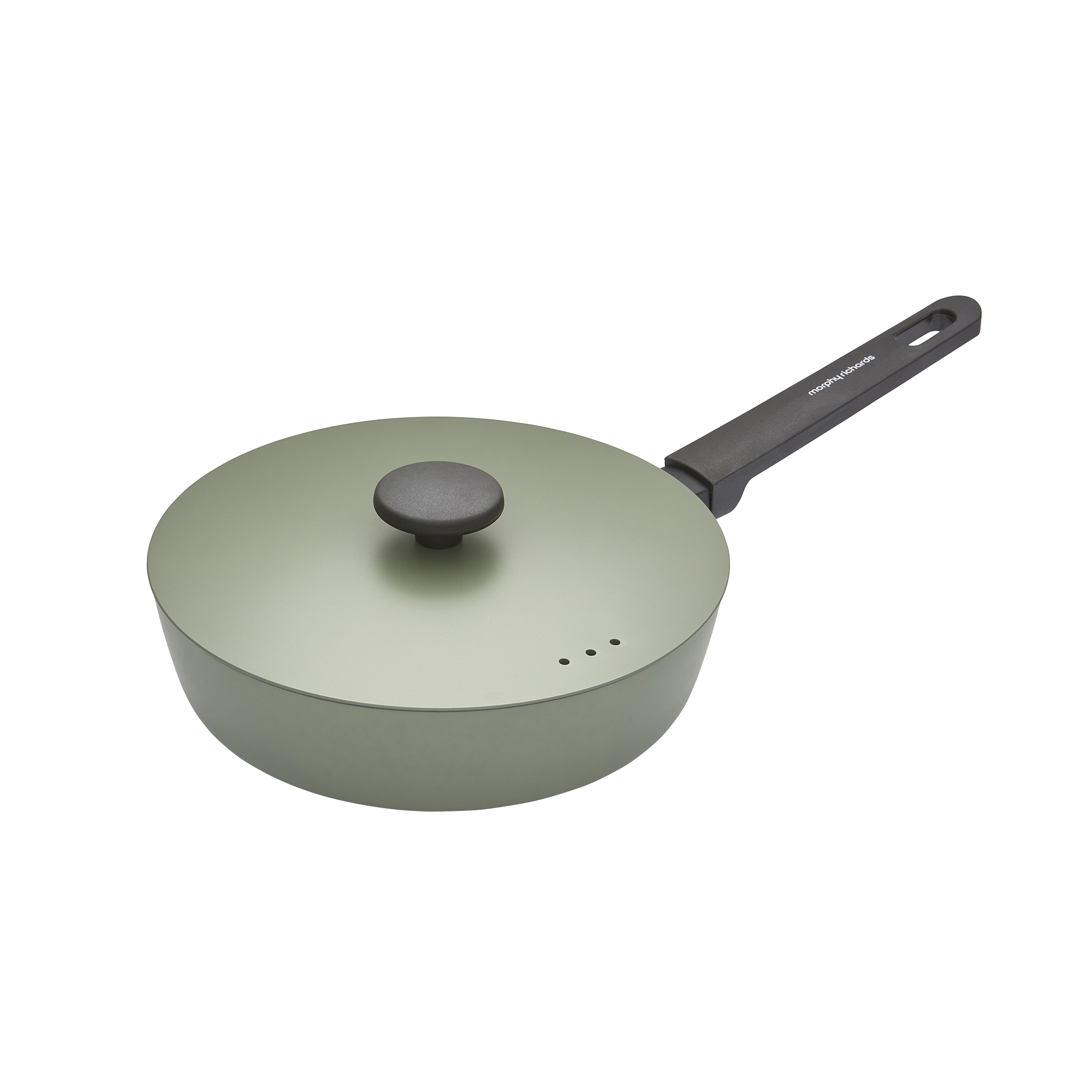 24cm Forged Aluminium Saute Pan - Green