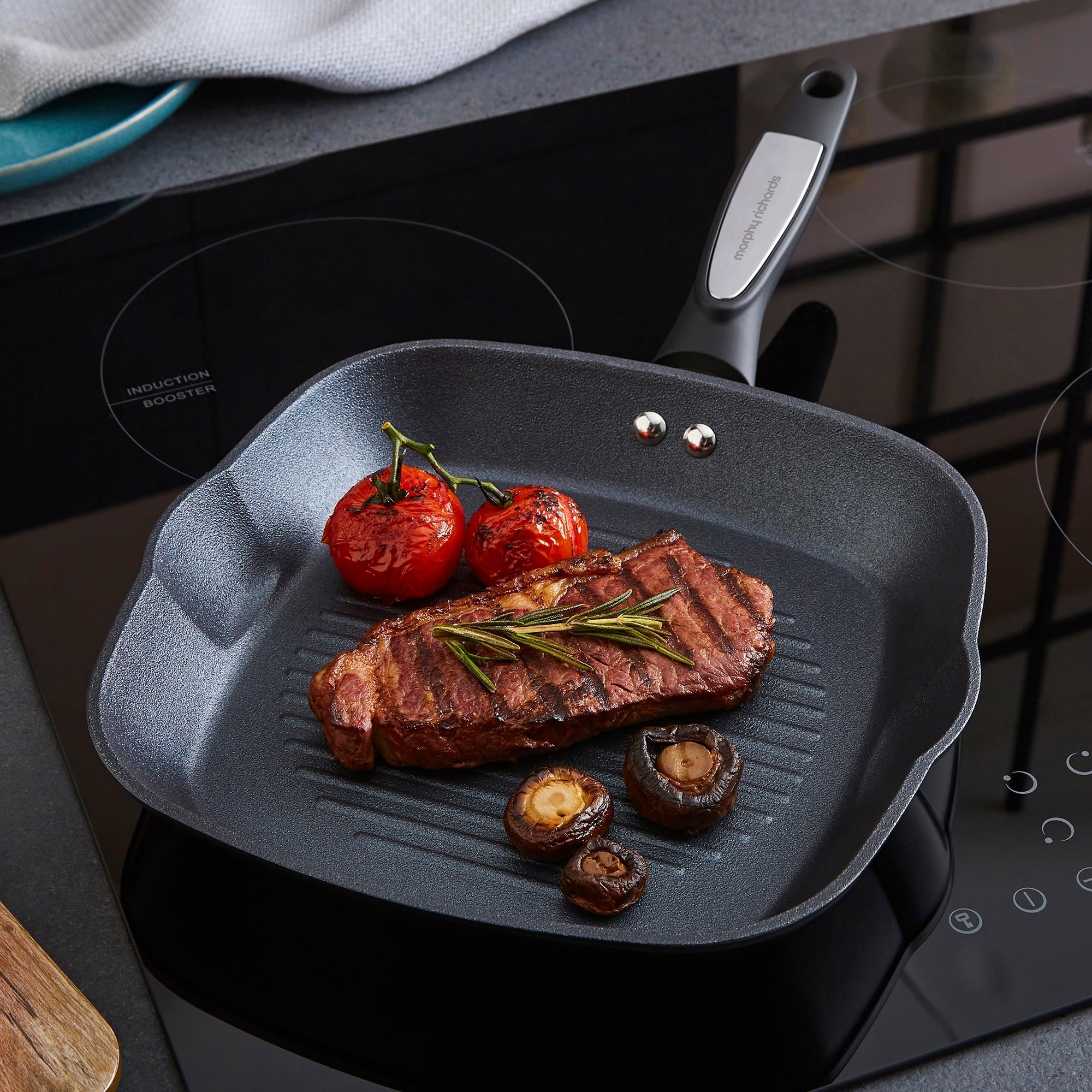 26cm Forged Aluminium Ceramica Square Grill Pan