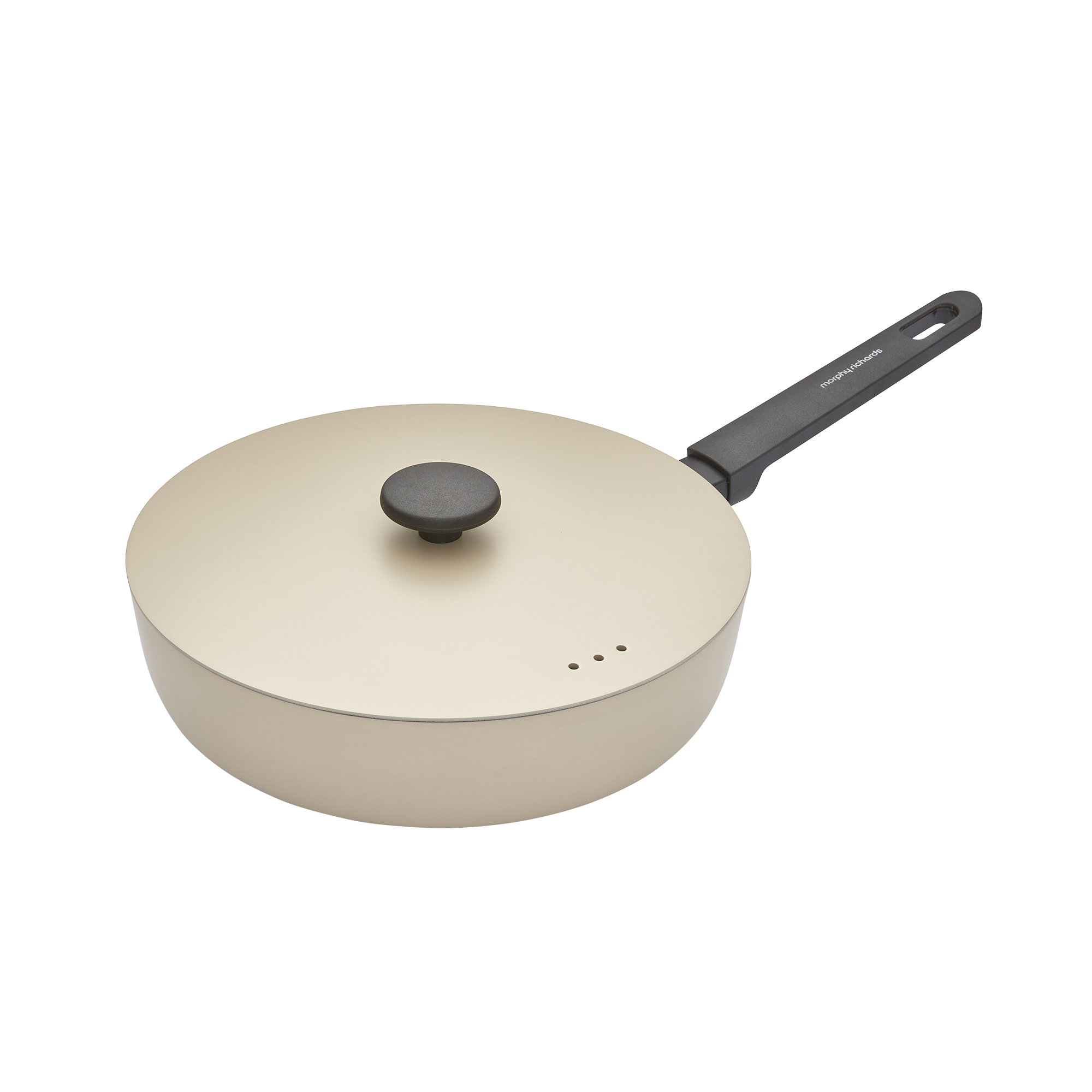 28cm Forged Aluminium Saute Pan - Cream
