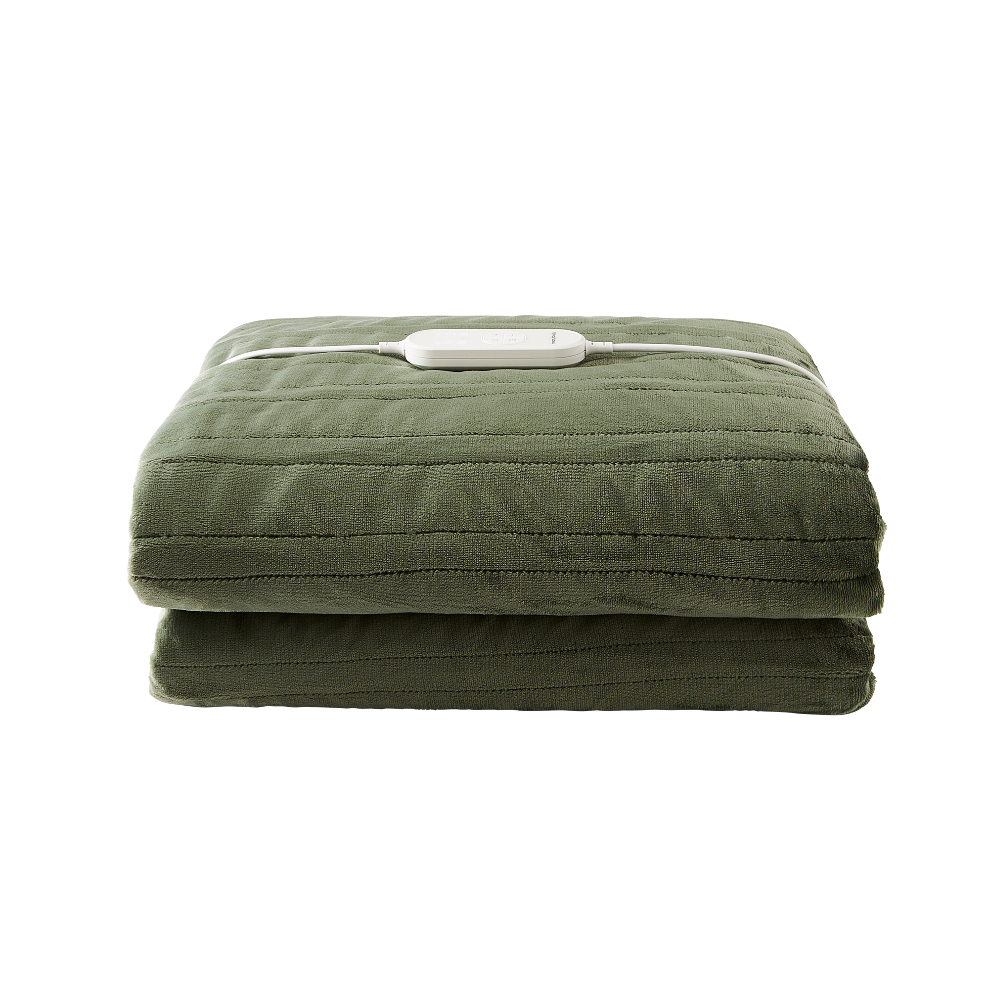 EverCosy Large Fleece Electric Heated Throw - Green