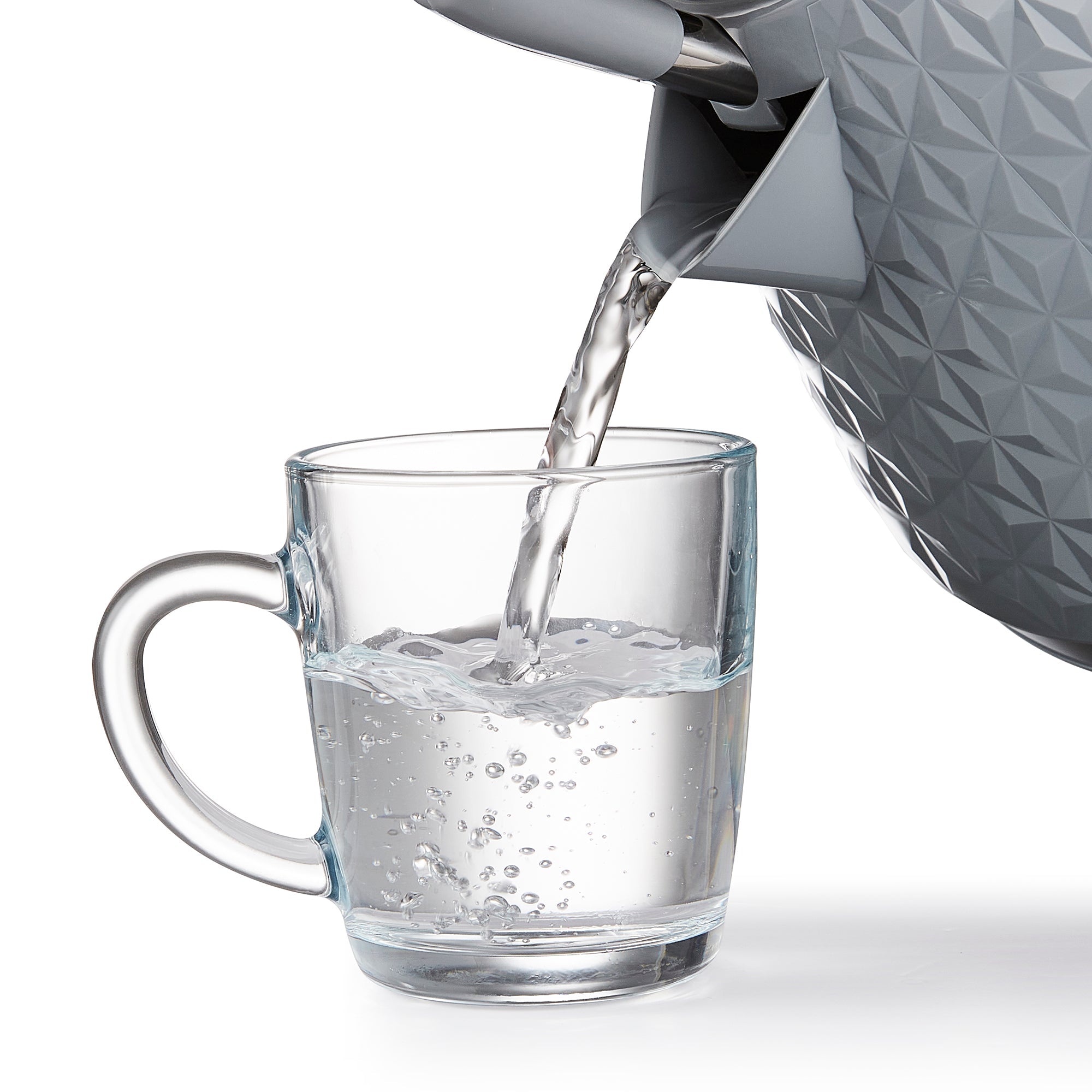 Vector 1.5L Grey Pyramid Kettle