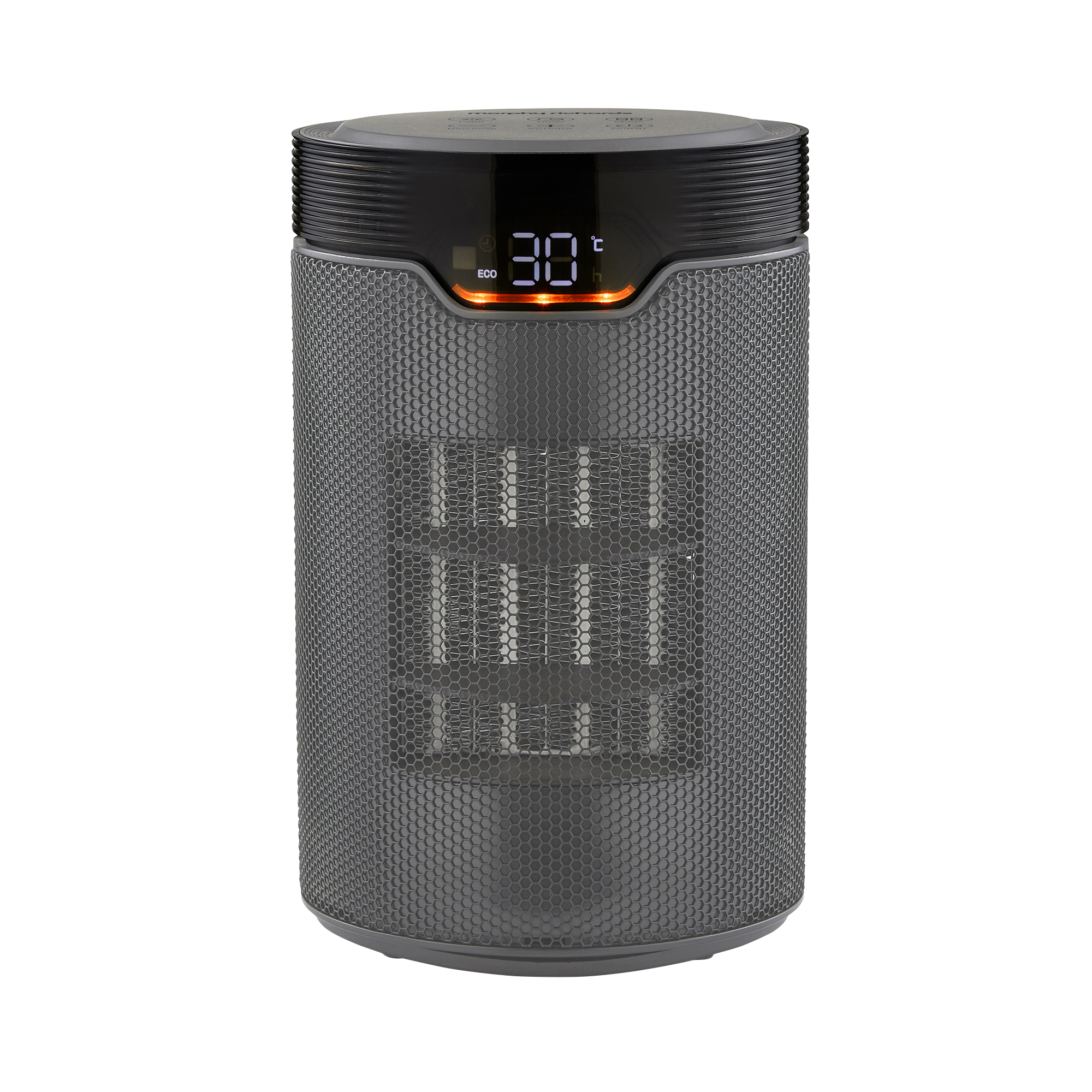 HeatFlux 1.5kw Bedside Ceramic Fan Heater with Remote Control - Grey