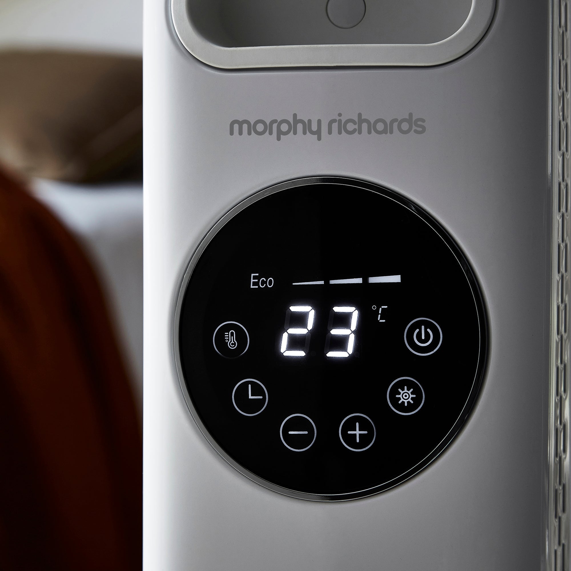 HeatFlux 1.5kw Digital Oil Filled Radiator with Remote Control - White