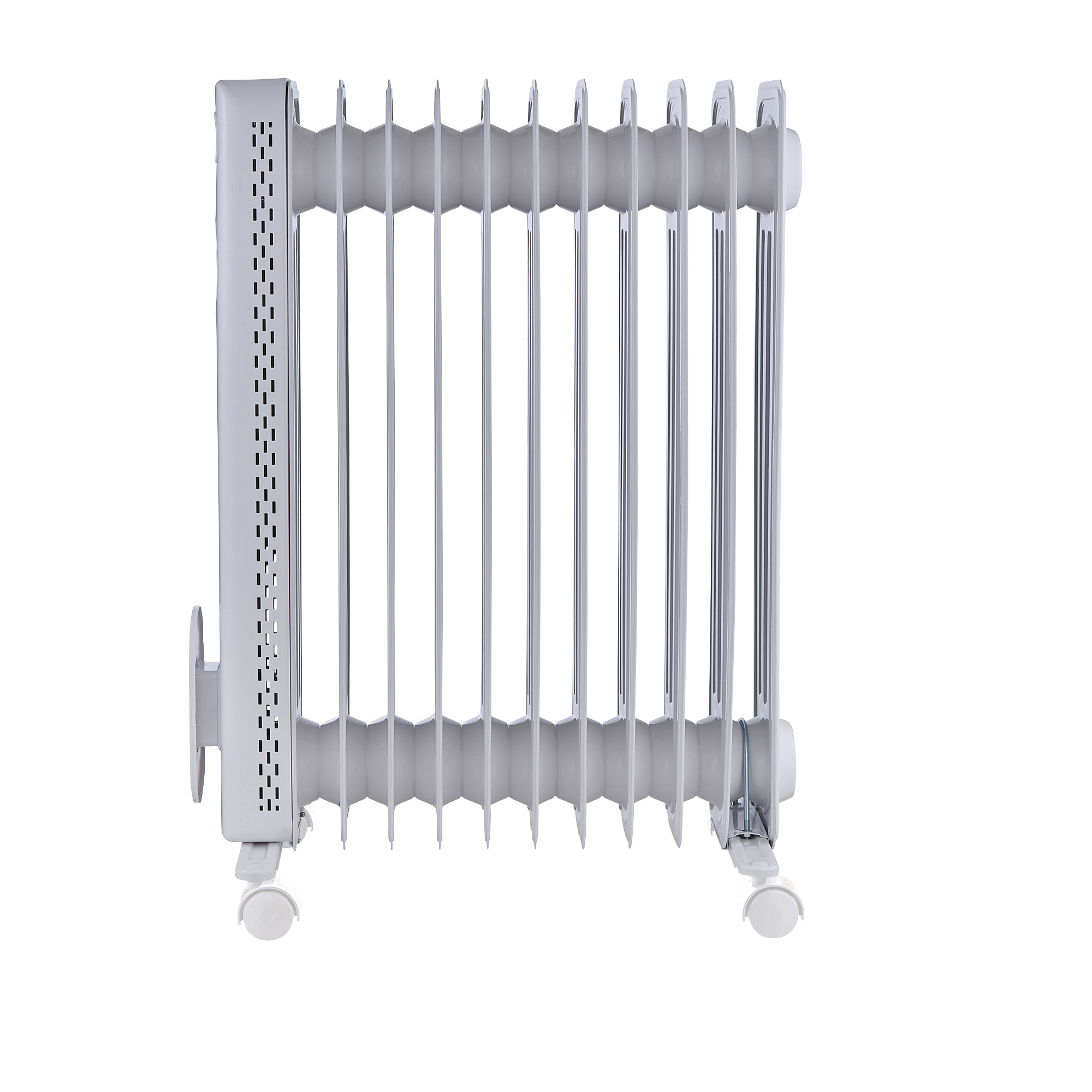 HeatFlux 2.5kw Digital Oil Filled Radiator with Remote Control - White