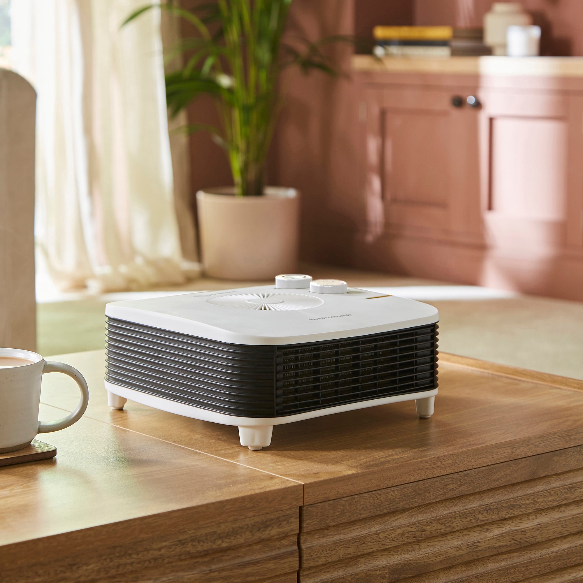 HeatFlux 2kw Flat Fan Heater - White