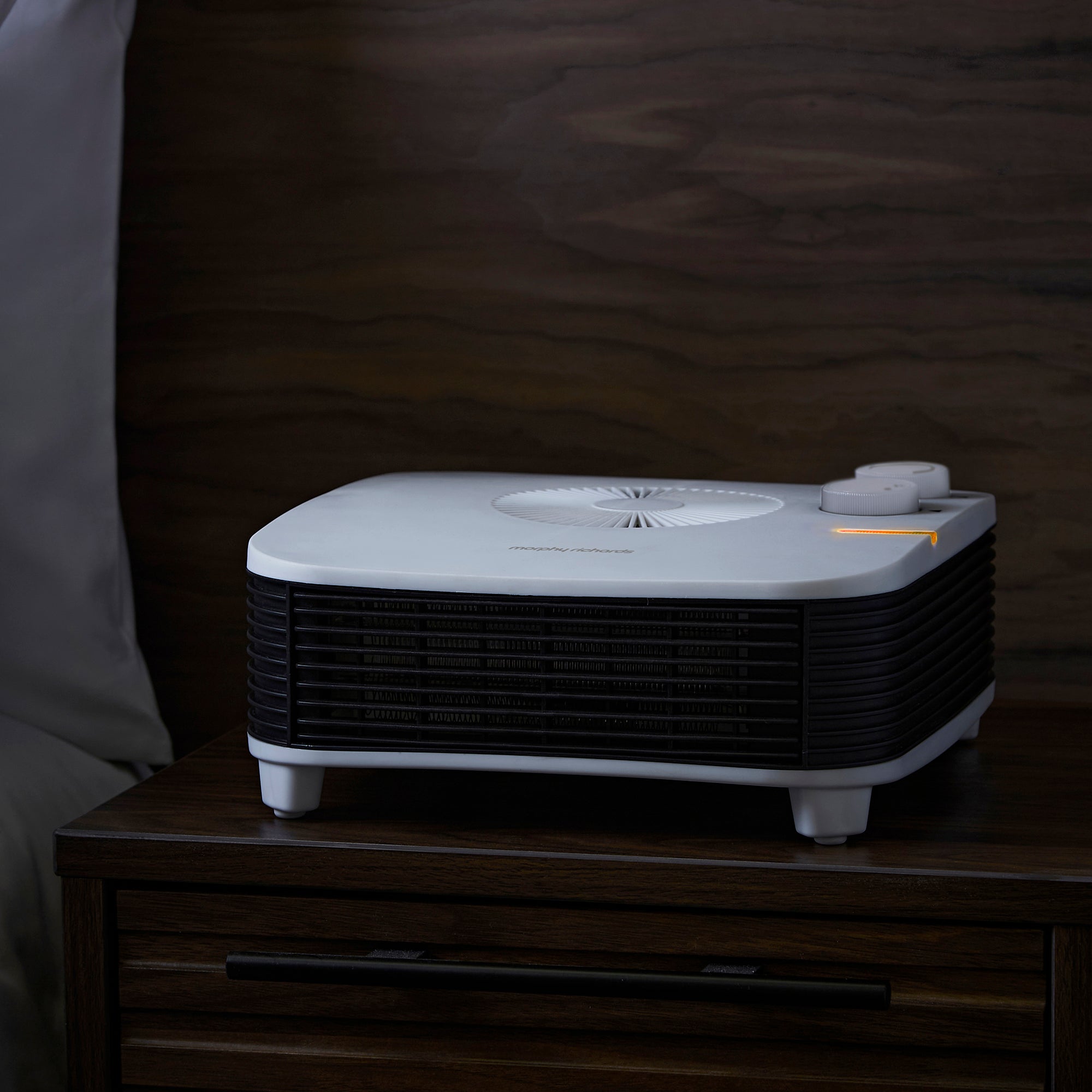 HeatFlux 2kw Flat Fan Heater - White