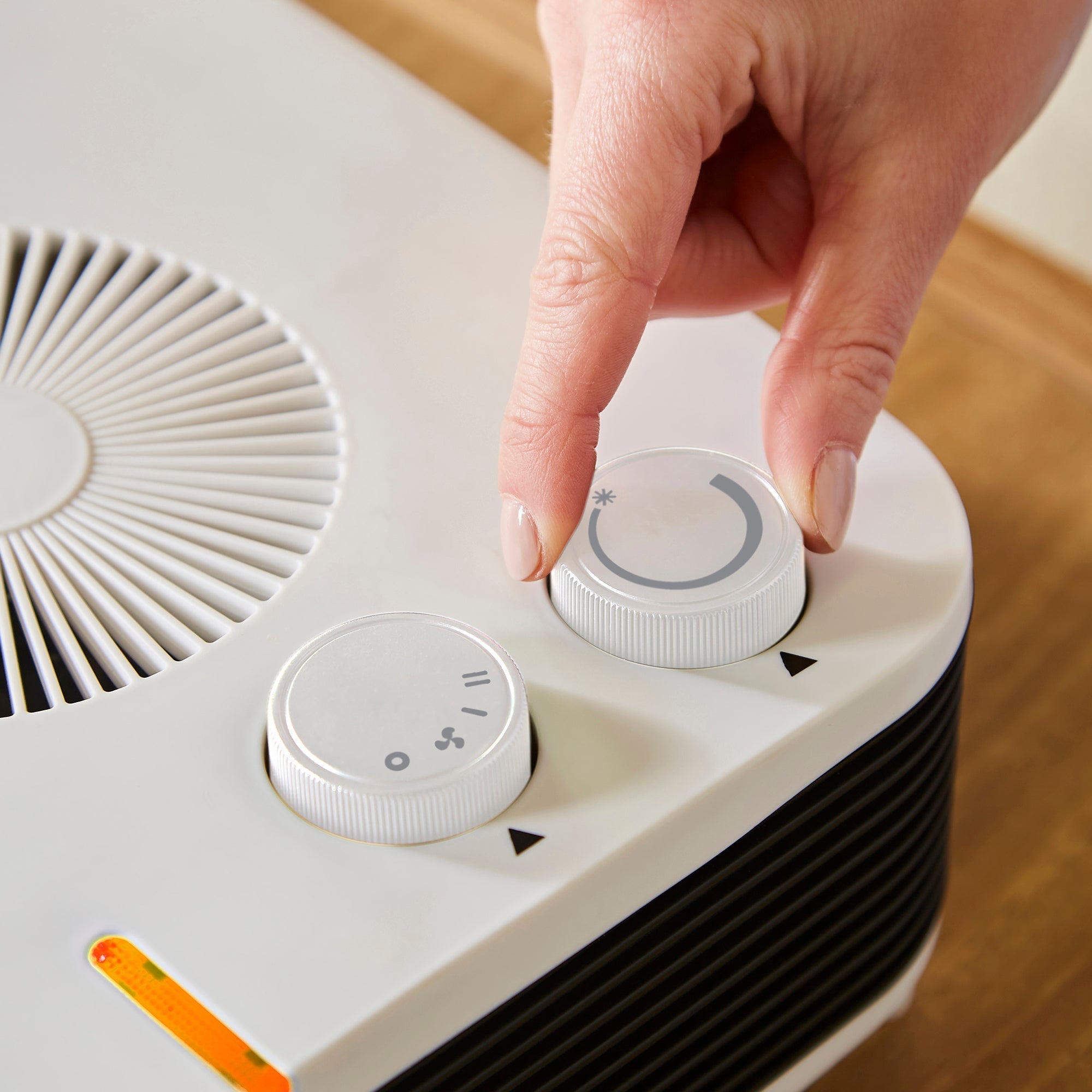 HeatFlux 2kw Flat Fan Heater - White