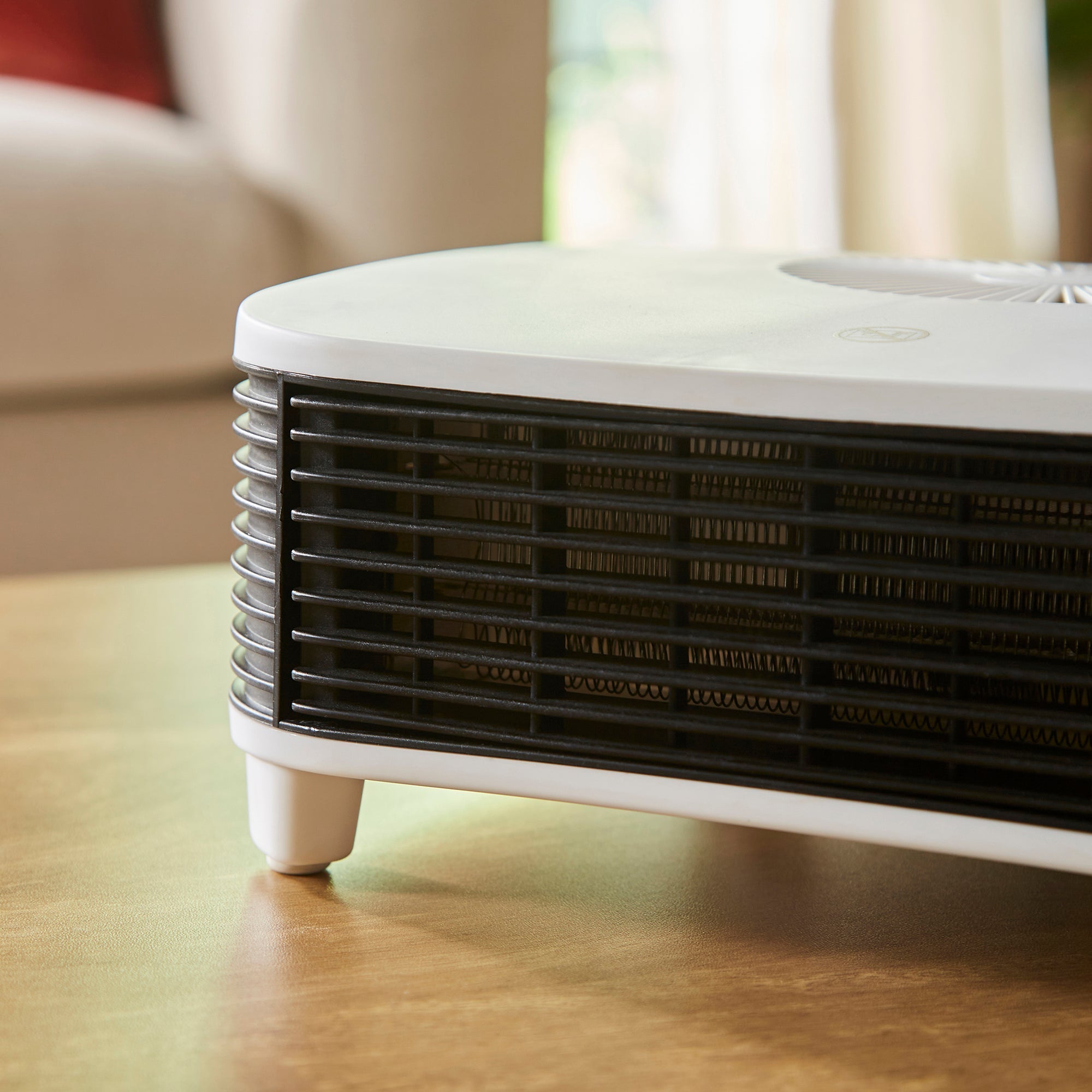 HeatFlux 2kw Flat Fan Heater - White