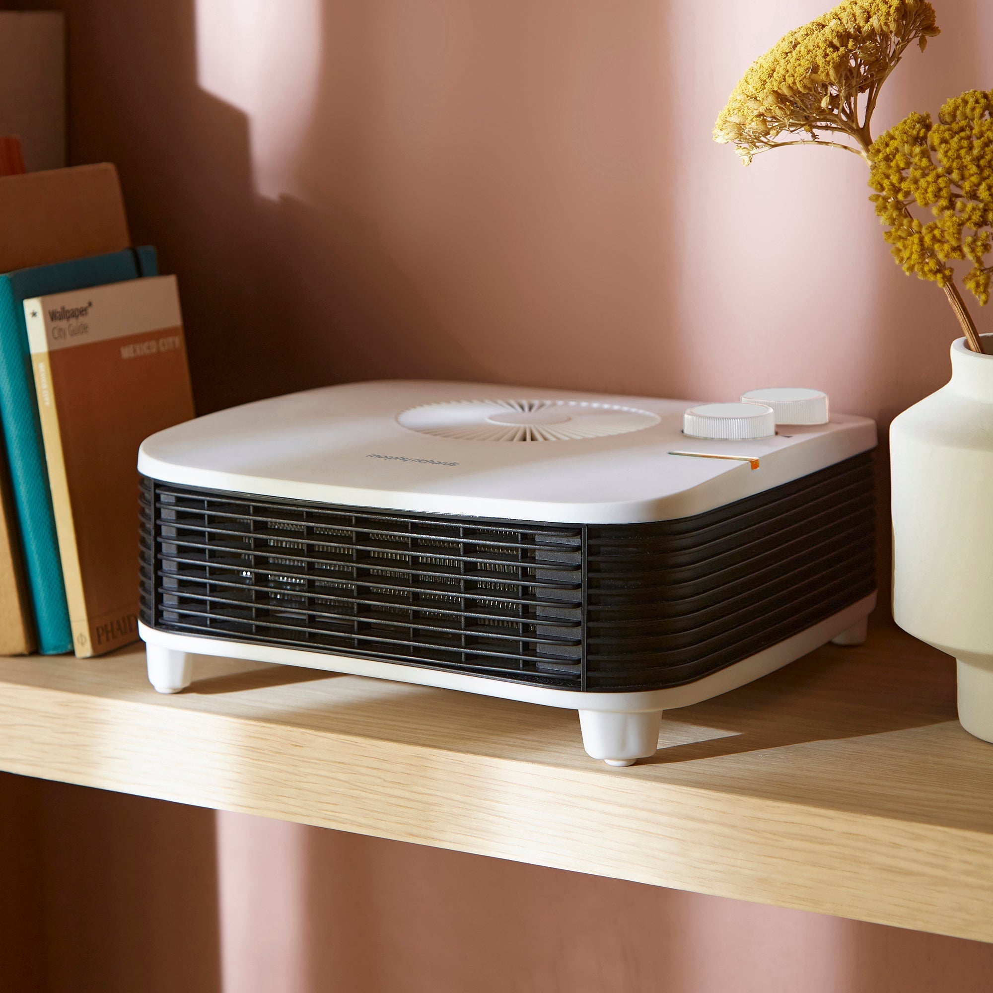 HeatFlux 2kw Flat Fan Heater - White