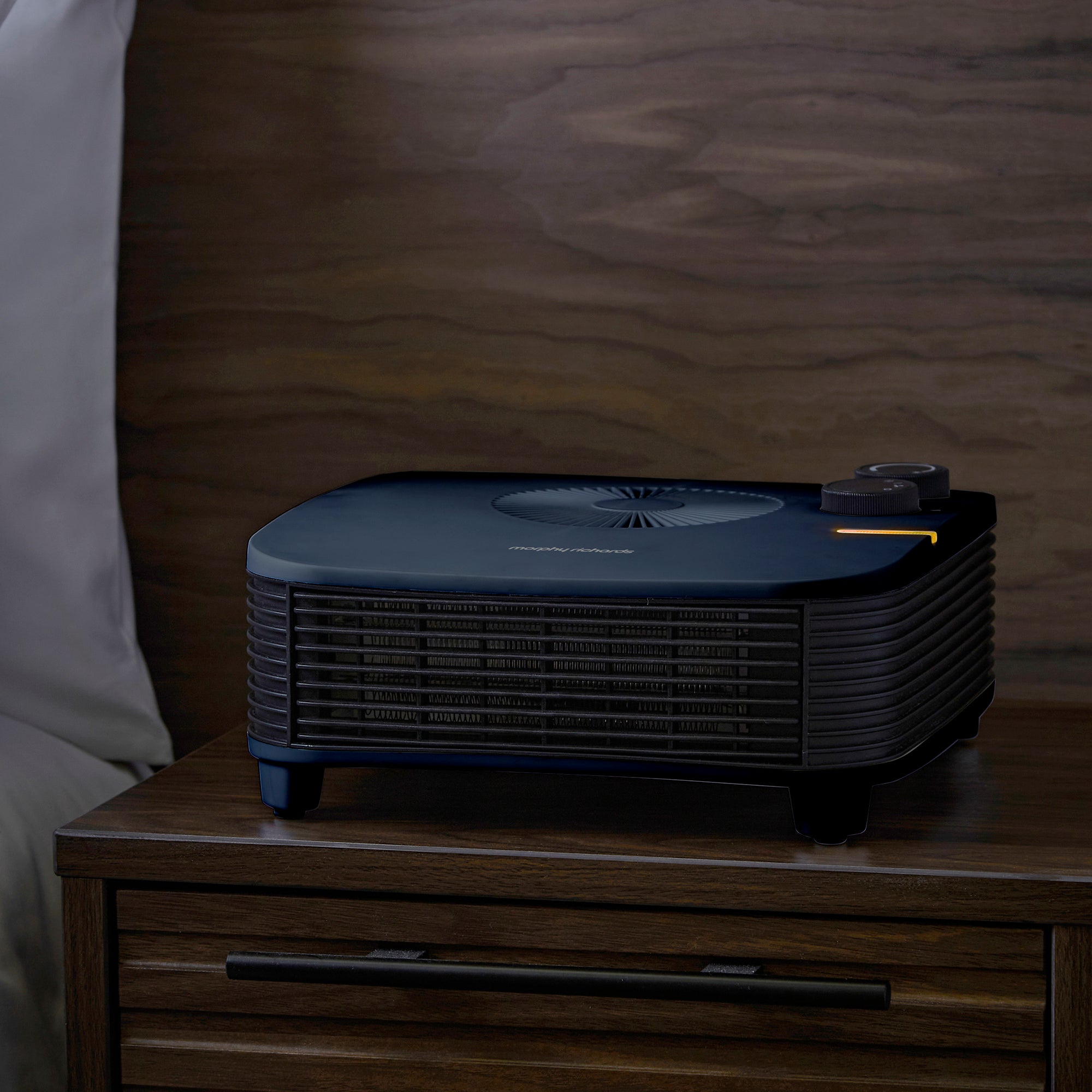 HeatFlux 2kw Flat Fan Heater - Grey