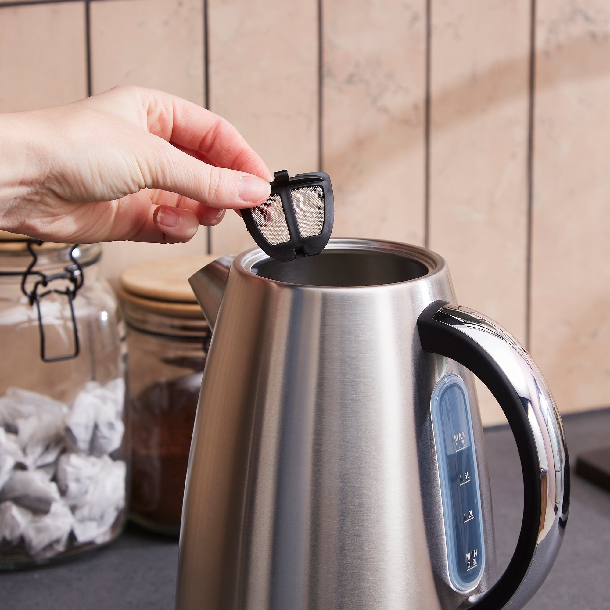 Mexborough 1.7L Jug Kettle - Black