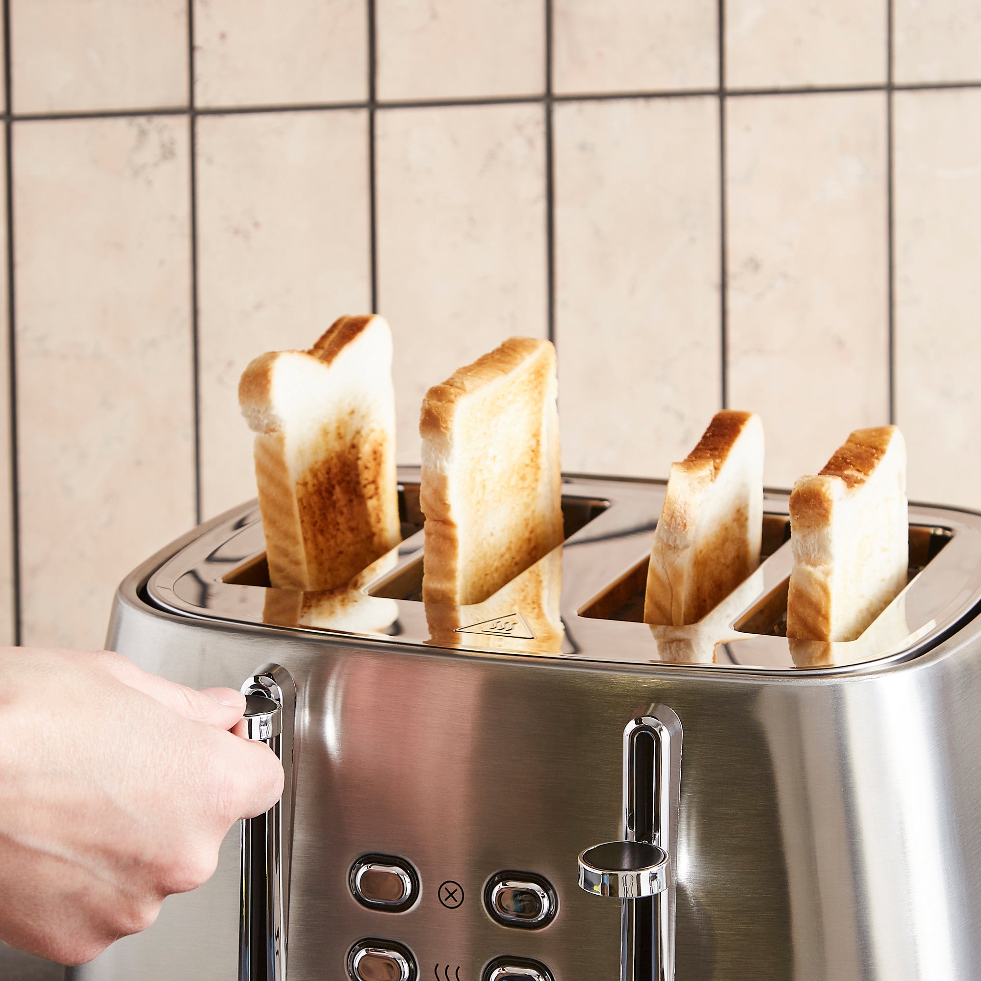Mexborough 4 Slice Toaster - Black