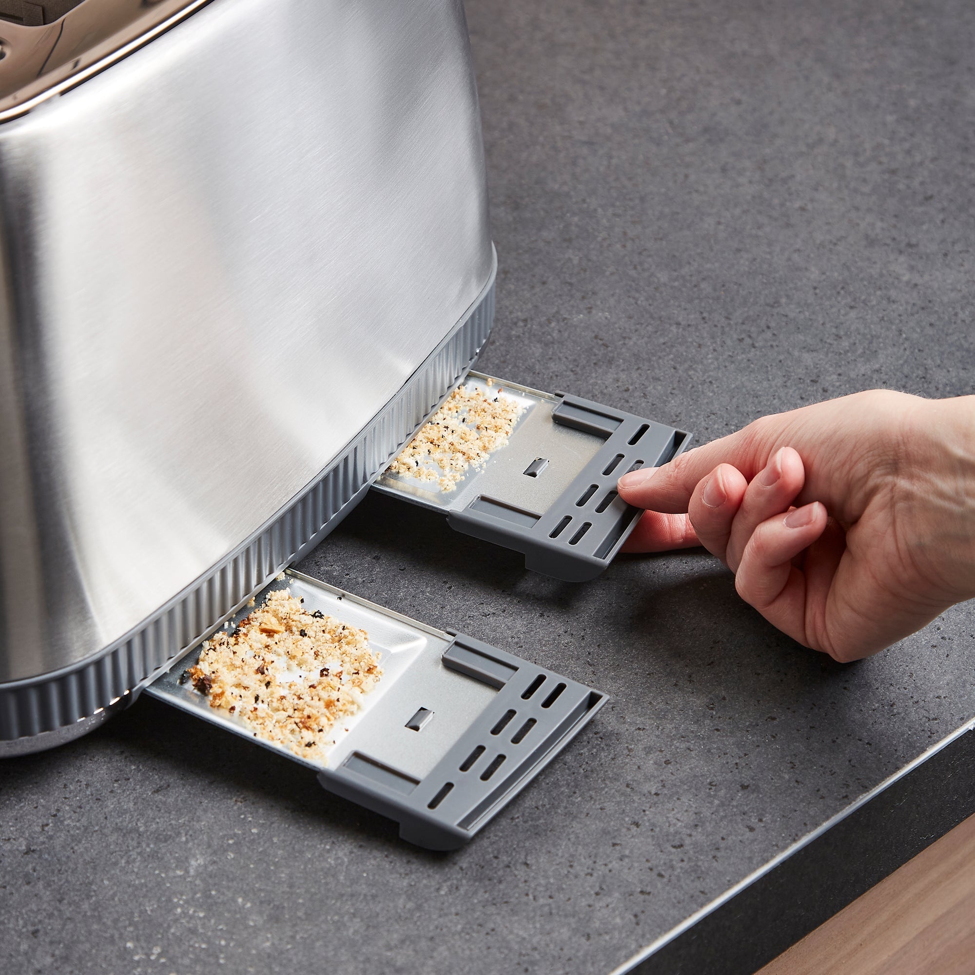 Mexborough 4 Slice Toaster - Grey