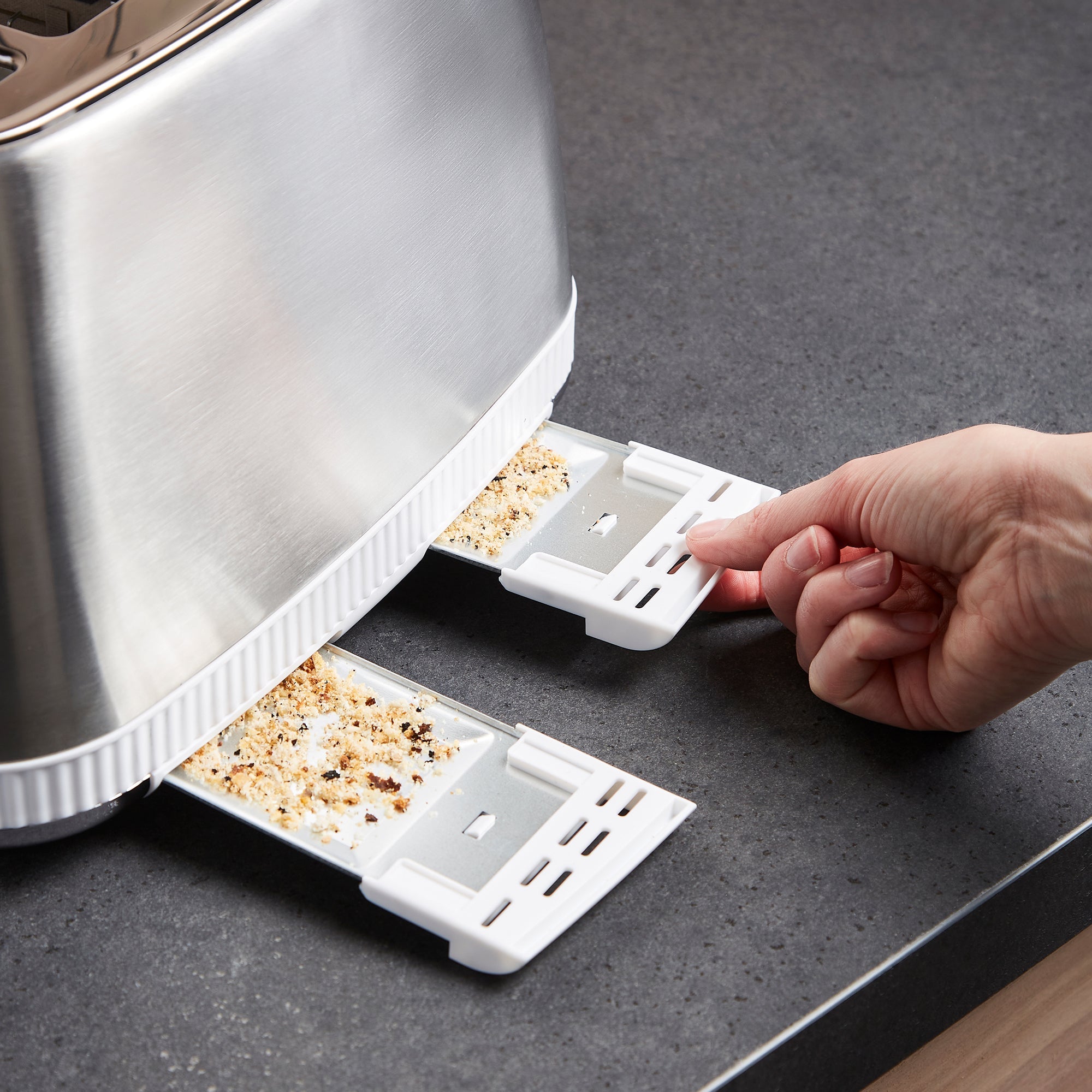 Mexborough 4 Slice Toaster - White