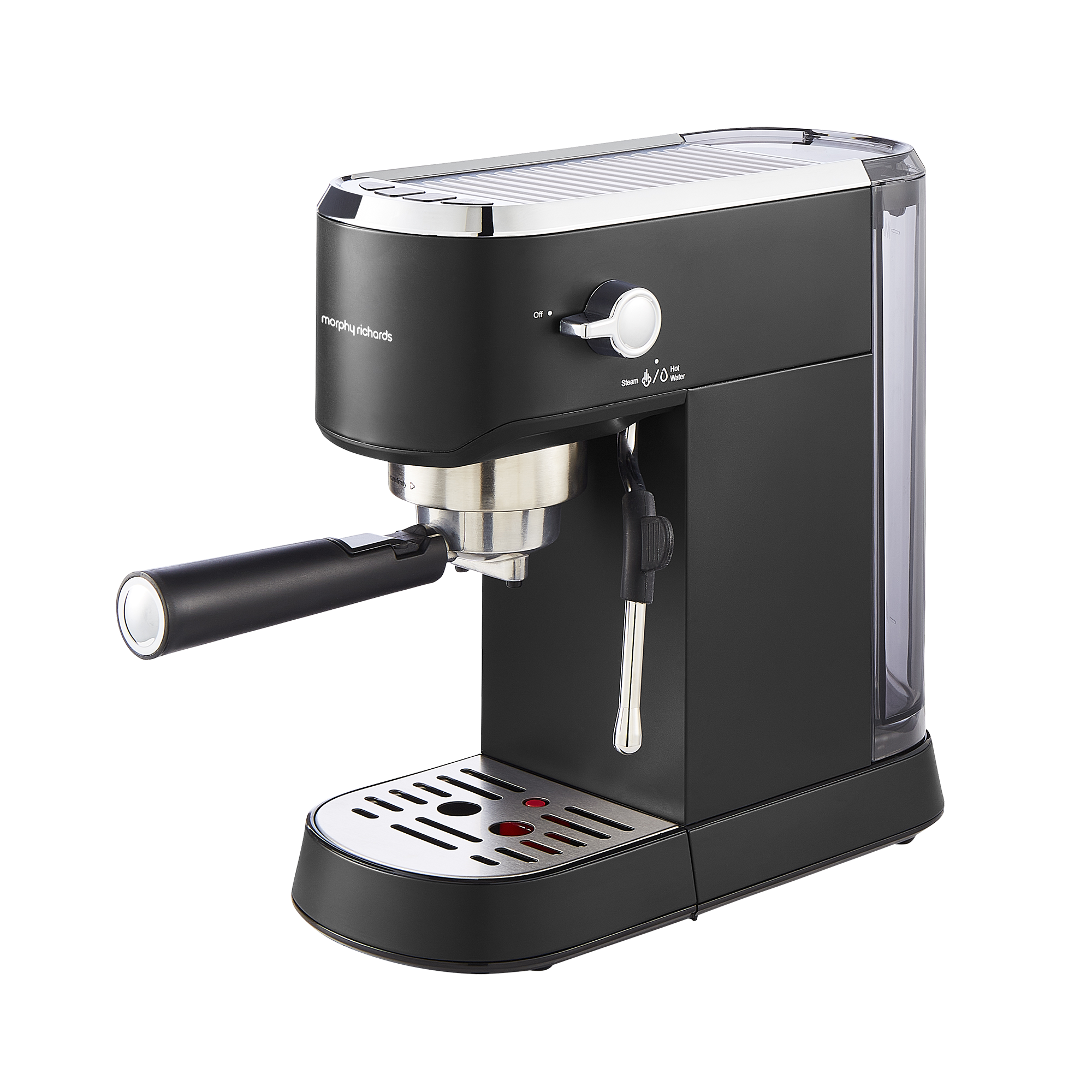 Traditional Compact Pump Espresso Coffee Machine - Black
