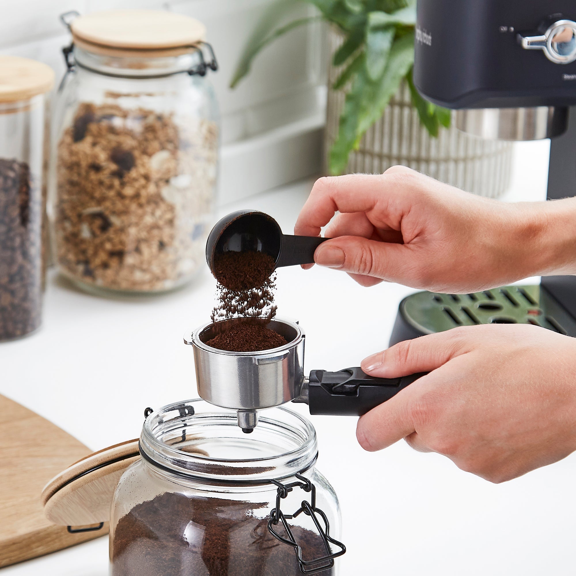 Traditional Compact Pump Espresso Coffee Machine - Navy