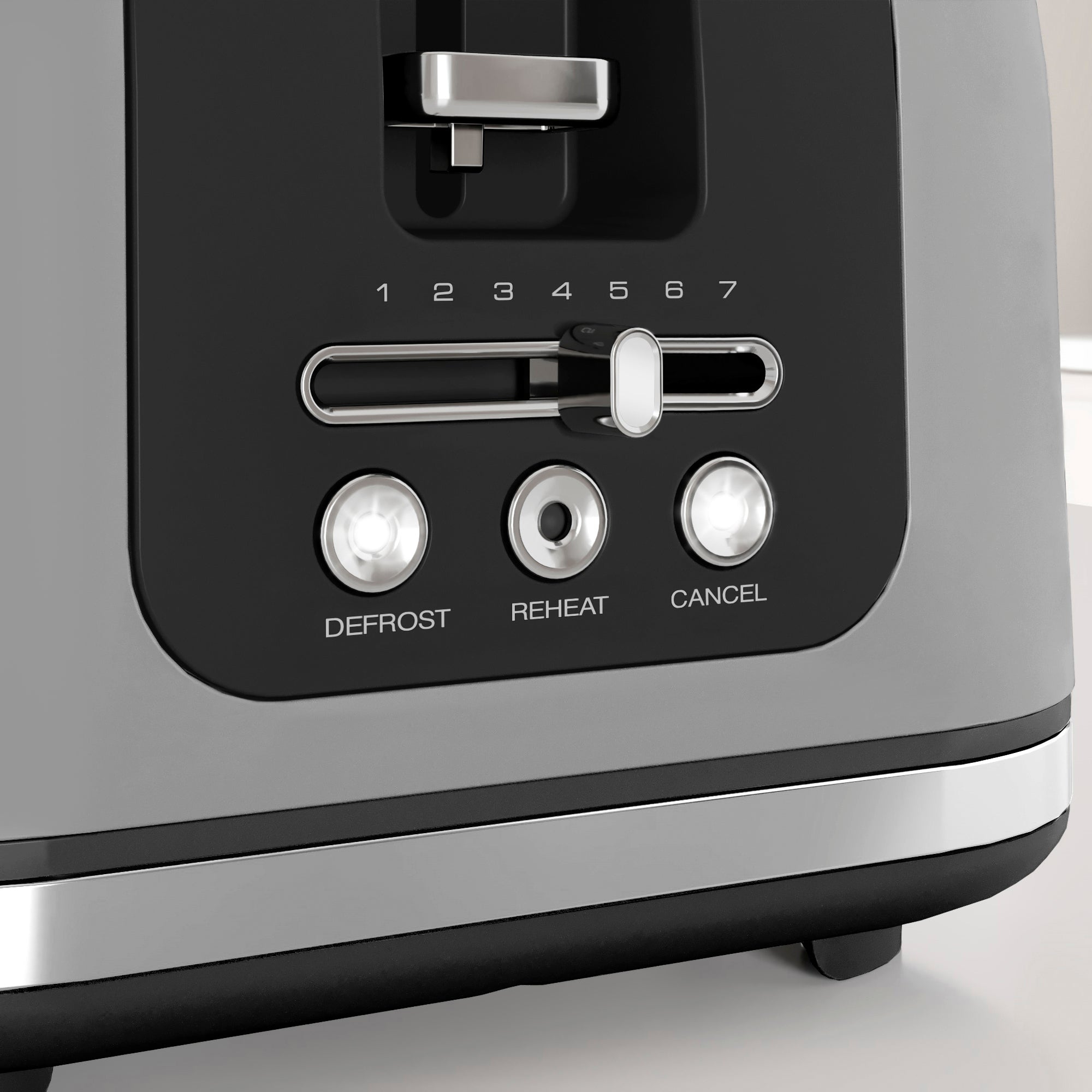 Signature Grey 4 Slice Toaster