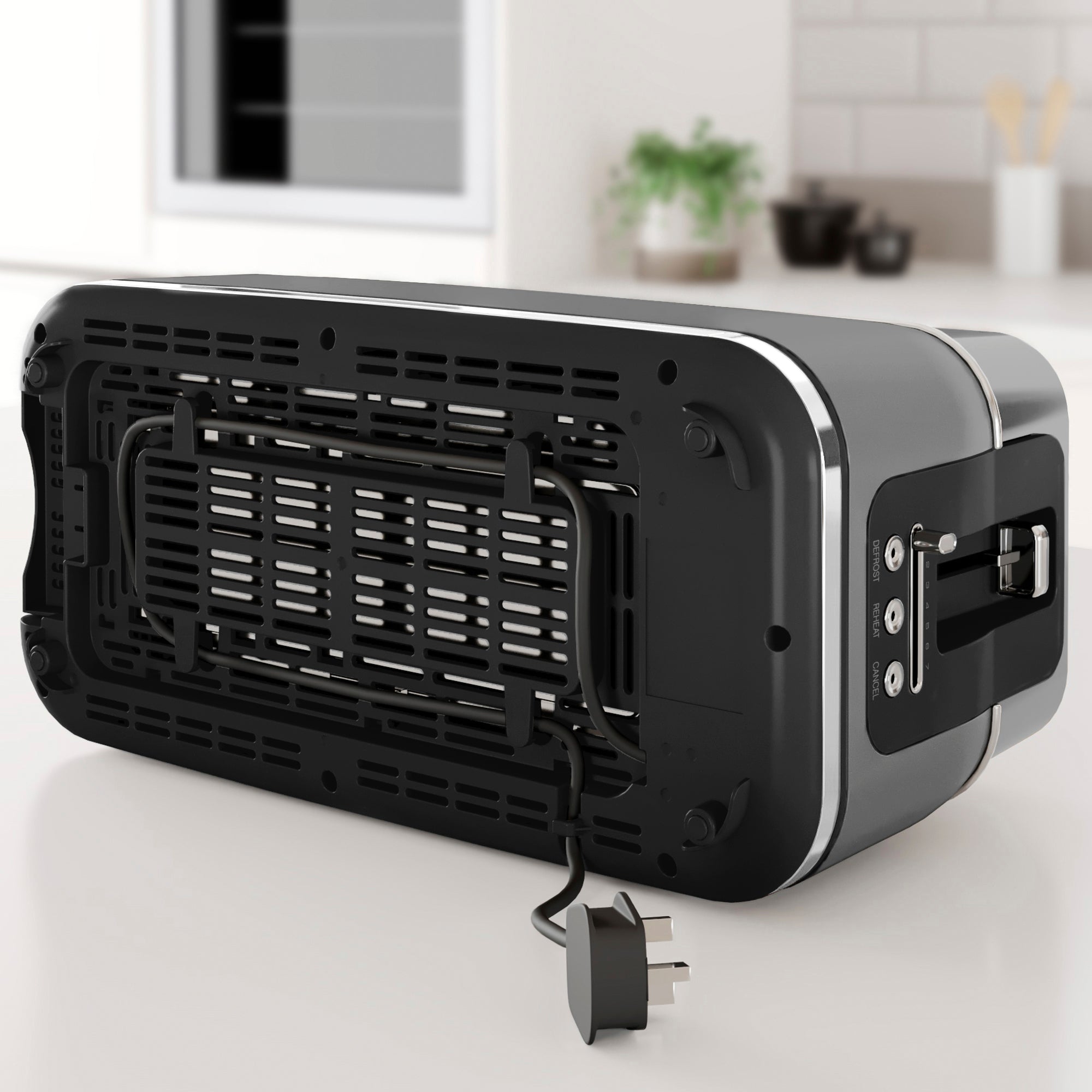 Signature Grey 4 Slice Toaster