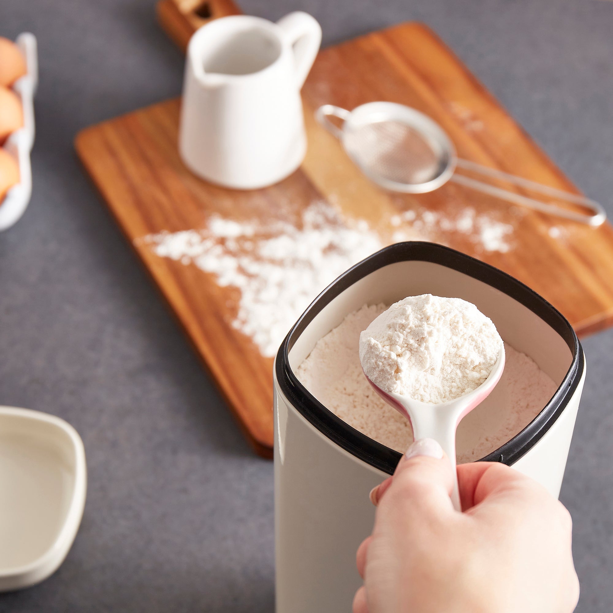 Equip Large Storage Cream Canisters Set