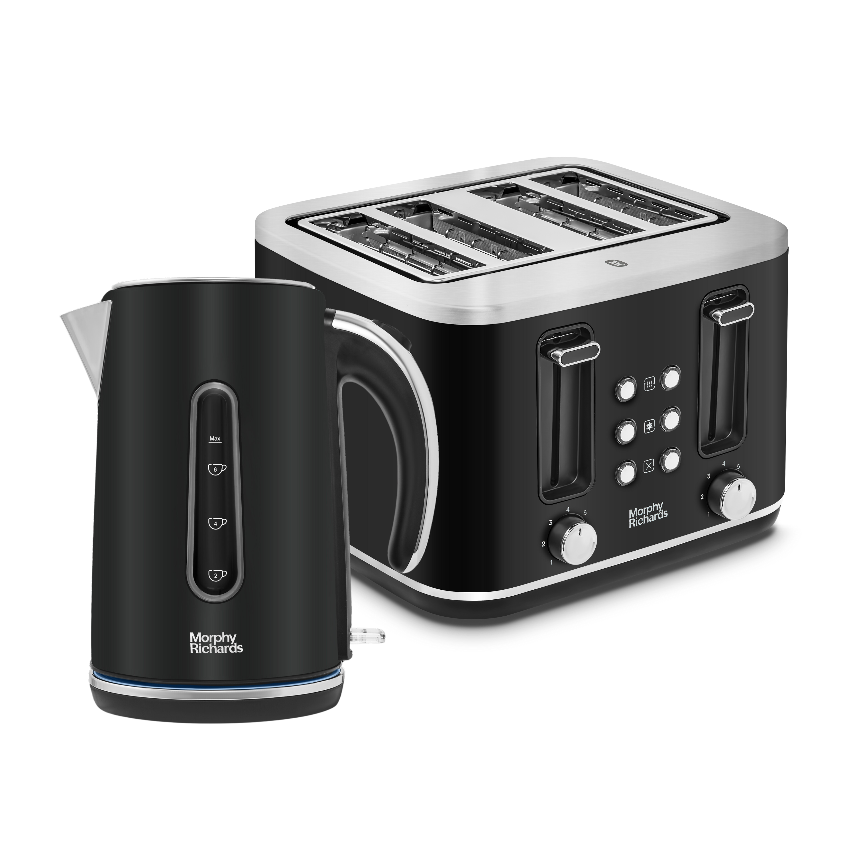 Motive Black Kettle and Toaster Set
