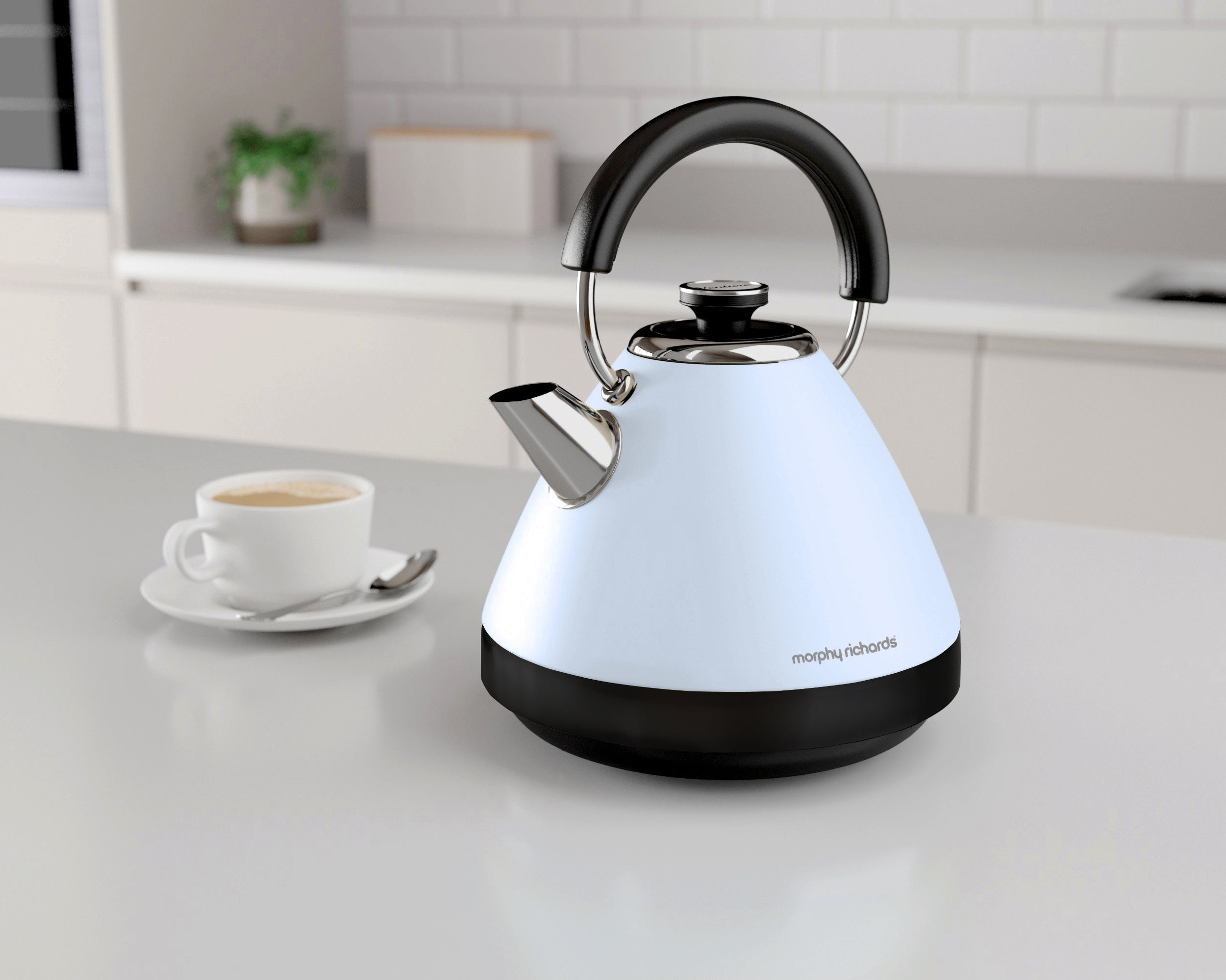 Venture Blue Kettle and Toaster Set - Duck Egg