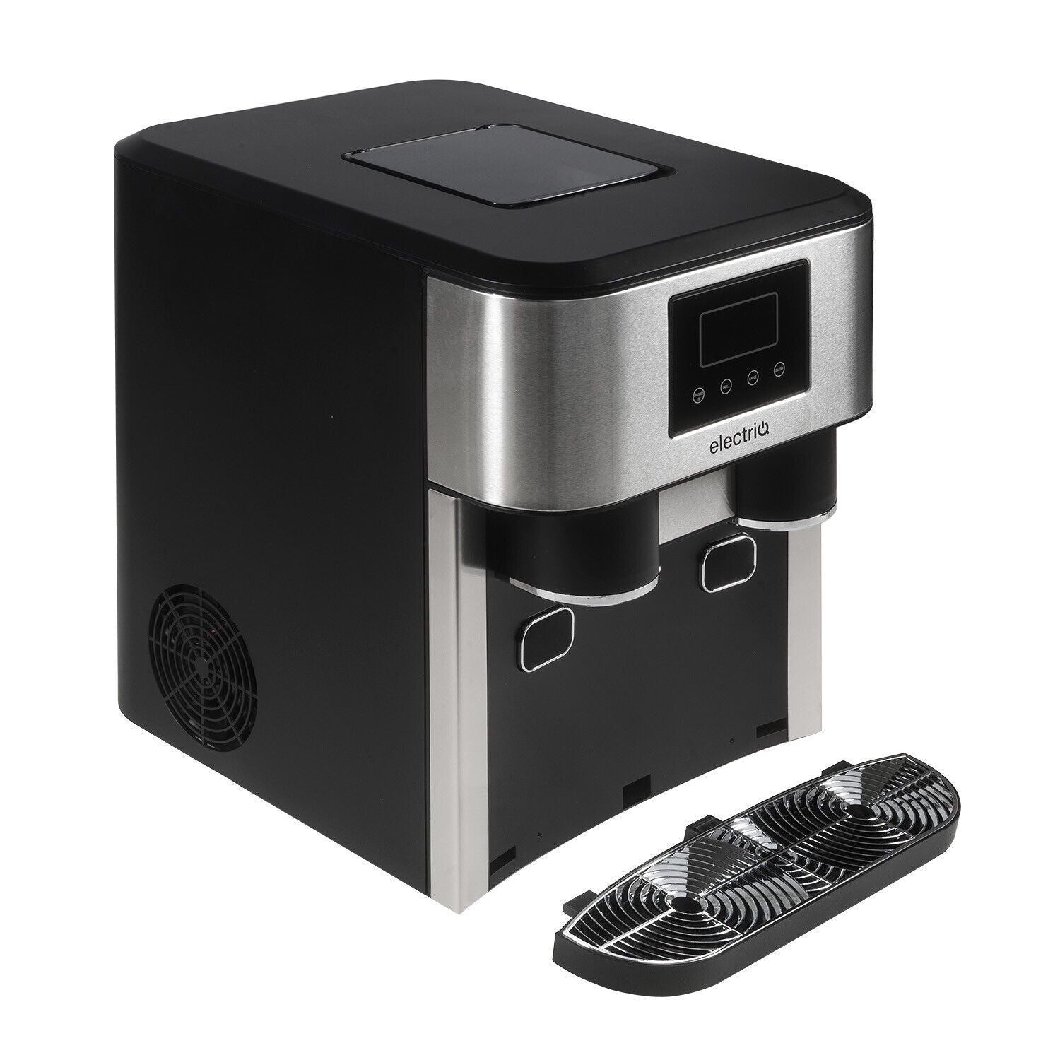 electriQ Countertop Ice Maker With Ice Crusher and Water Dispenser