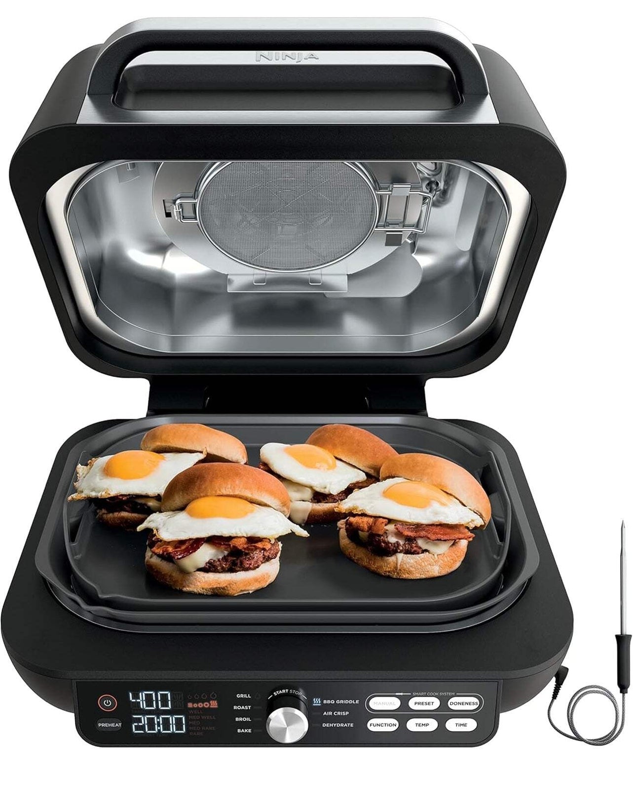 Ninja IG651 Foodi Smart XL Pro 7-in-1 Indoor Grill/Griddle Combo