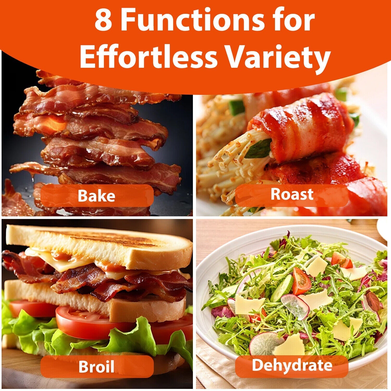 16L Large Digital Air Fryer Oven – 3-Tier Healthy Cooker