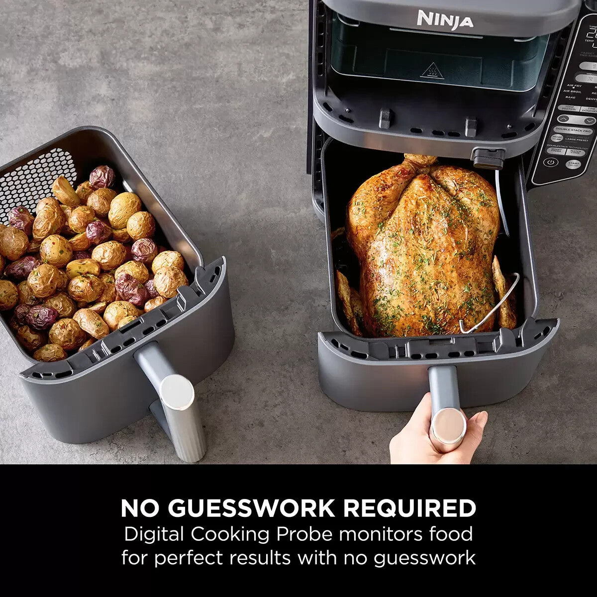 Ninja Double Stack XL 2-Level Air Fryer with Smart Cook System