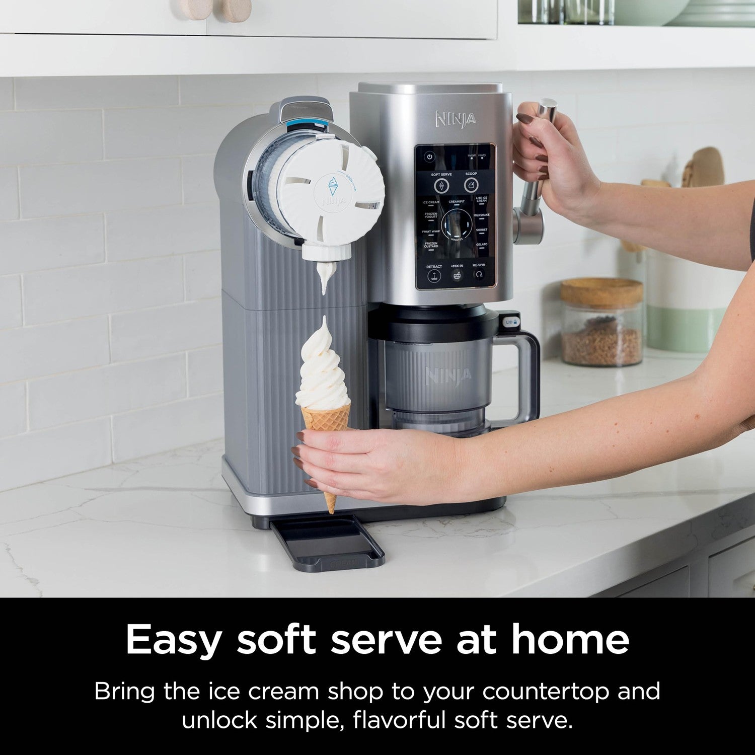 Ninja CREAMi Swirl 13-in-1 Soft Serve Ice Cream Machine