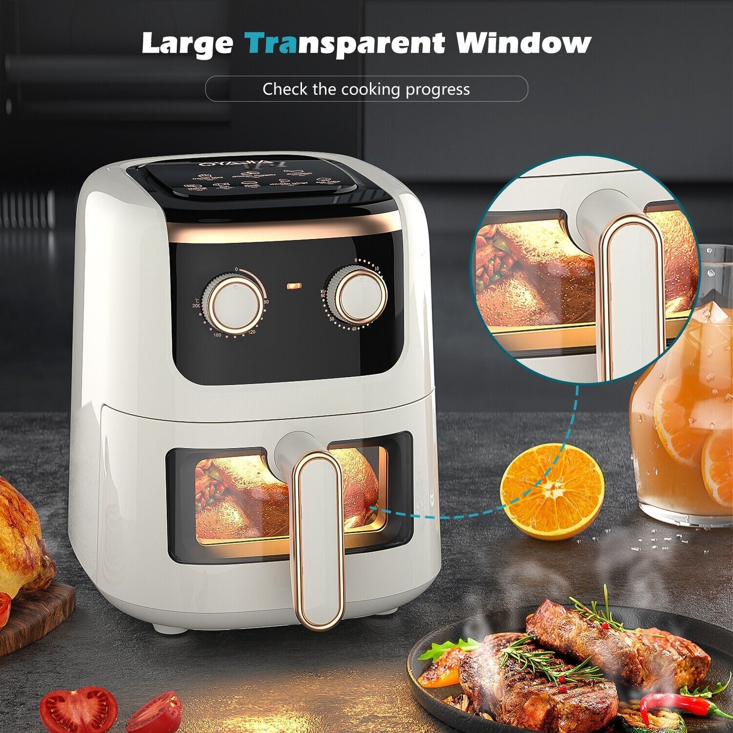 Uten 5L Digital Air Fryer