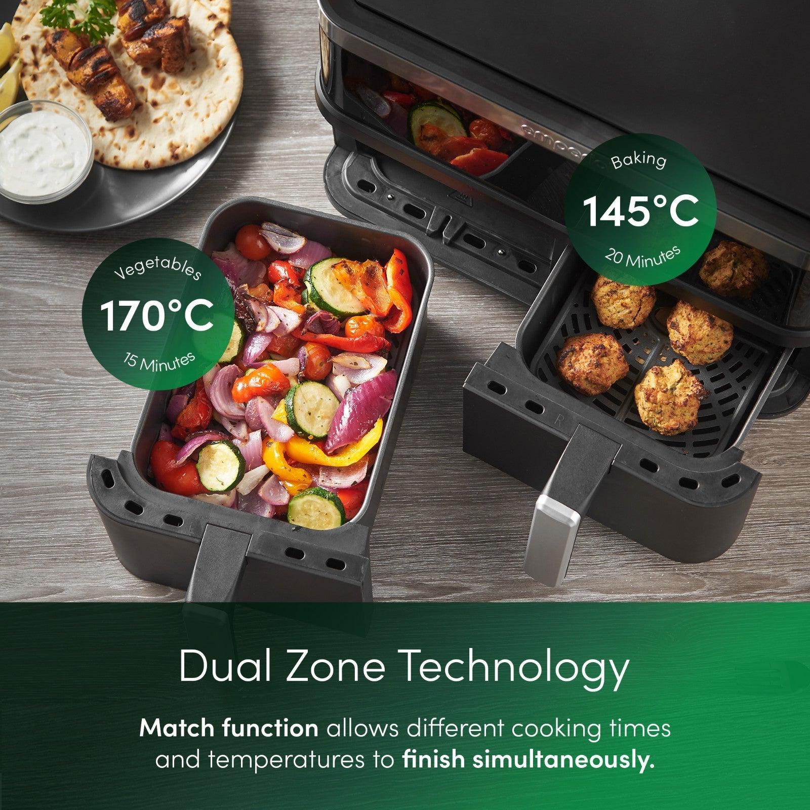 Emperial Dual Air Fryer Oven 9L