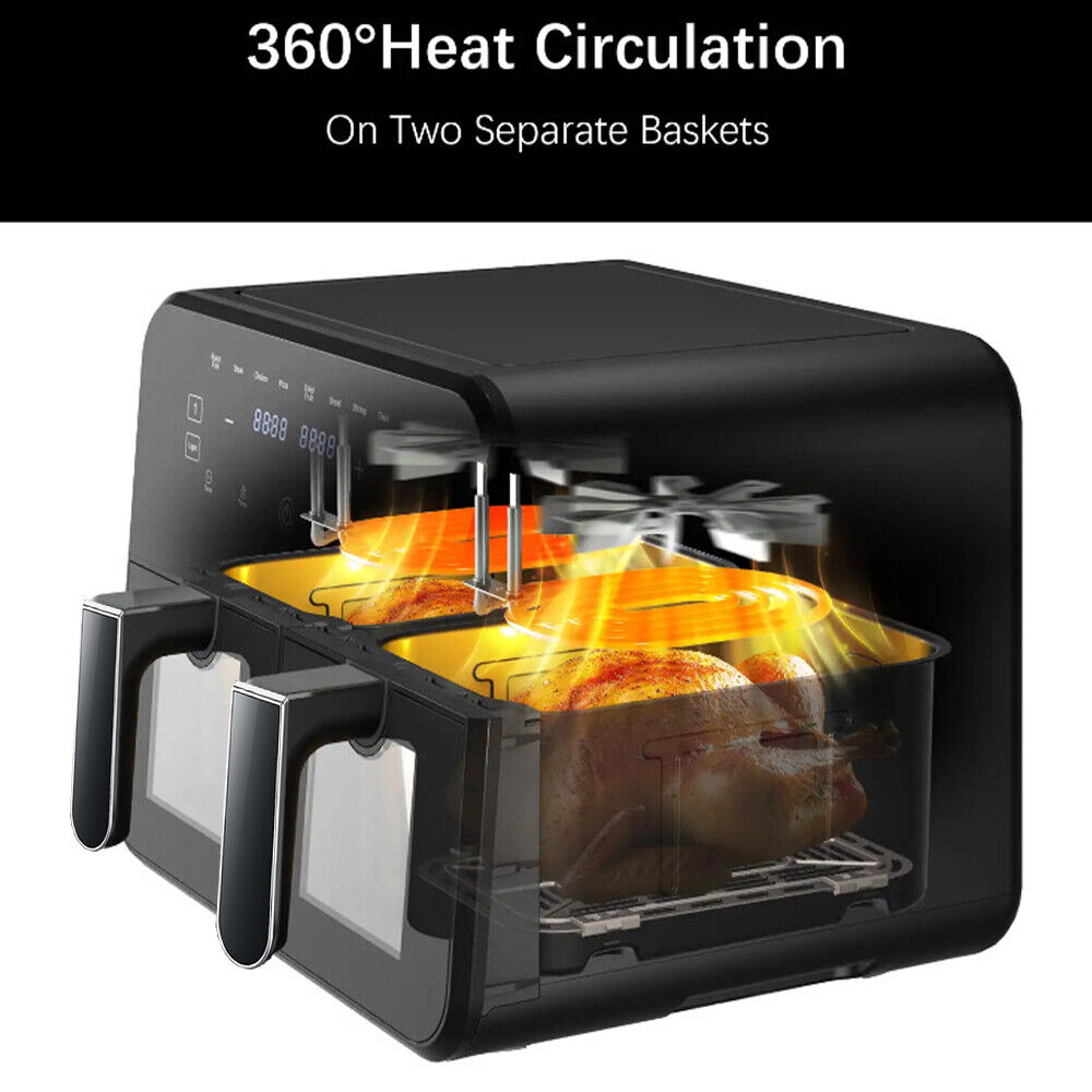 12L Dual Zone Digital Air Fryer