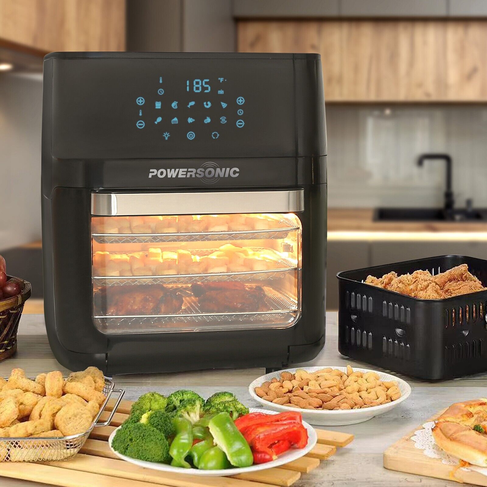 Powersonic 12L Digital Air Fryer Oven