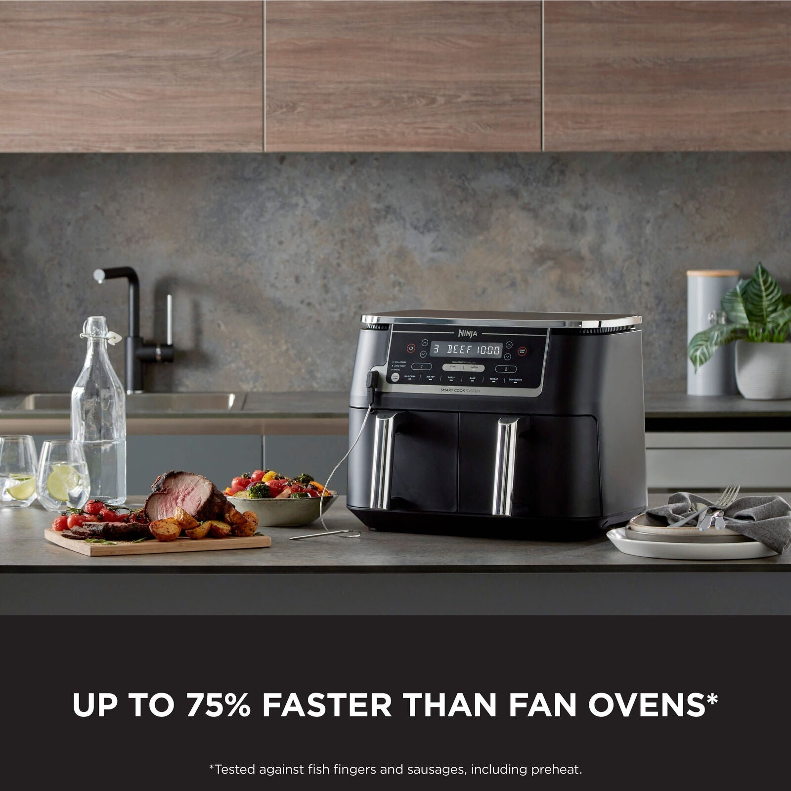 Ninja Foodi MAX Dual Zone Air Fryer with Smart Cook System