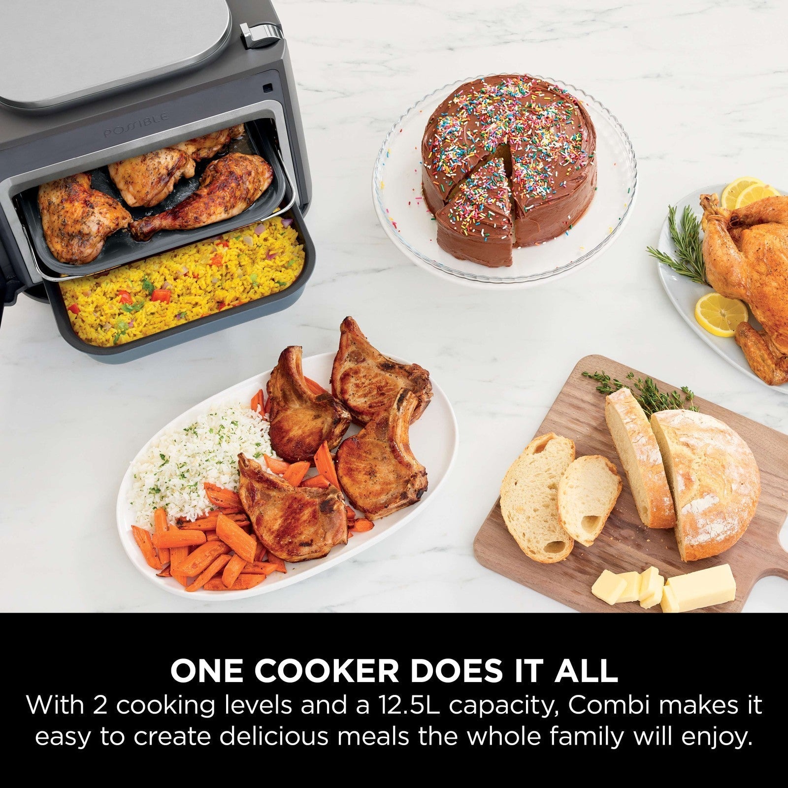 Ninja Combi 12-in-1 Multi-Cooker, Oven & Air Fryer
