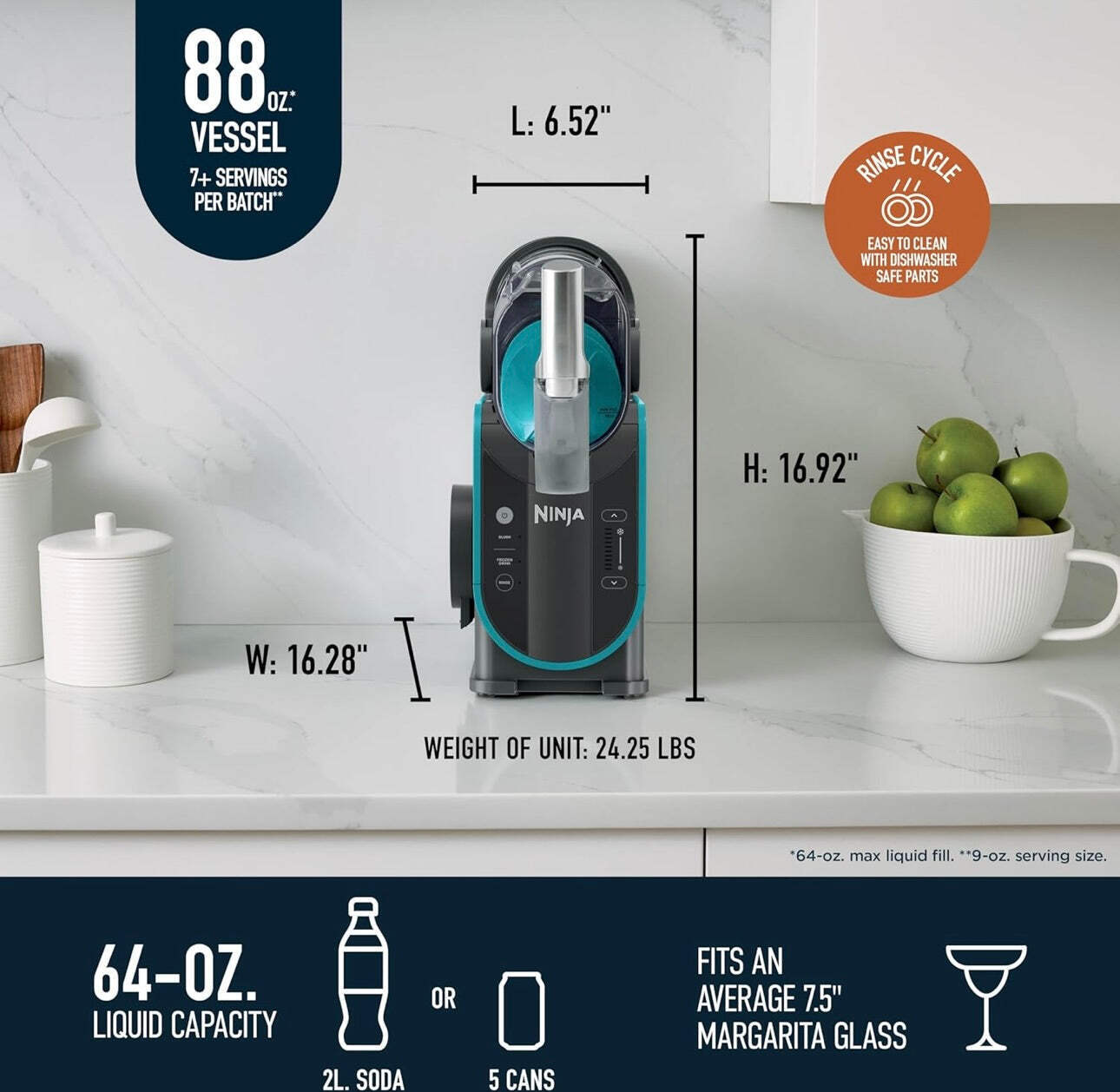 Ninja SLUSHi Professional Frozen Drink Maker with RapidChill Technology