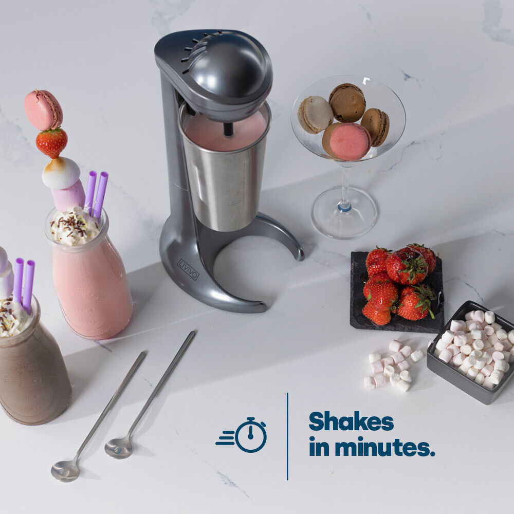 LIVIVO Retro Milkshake Maker Machine