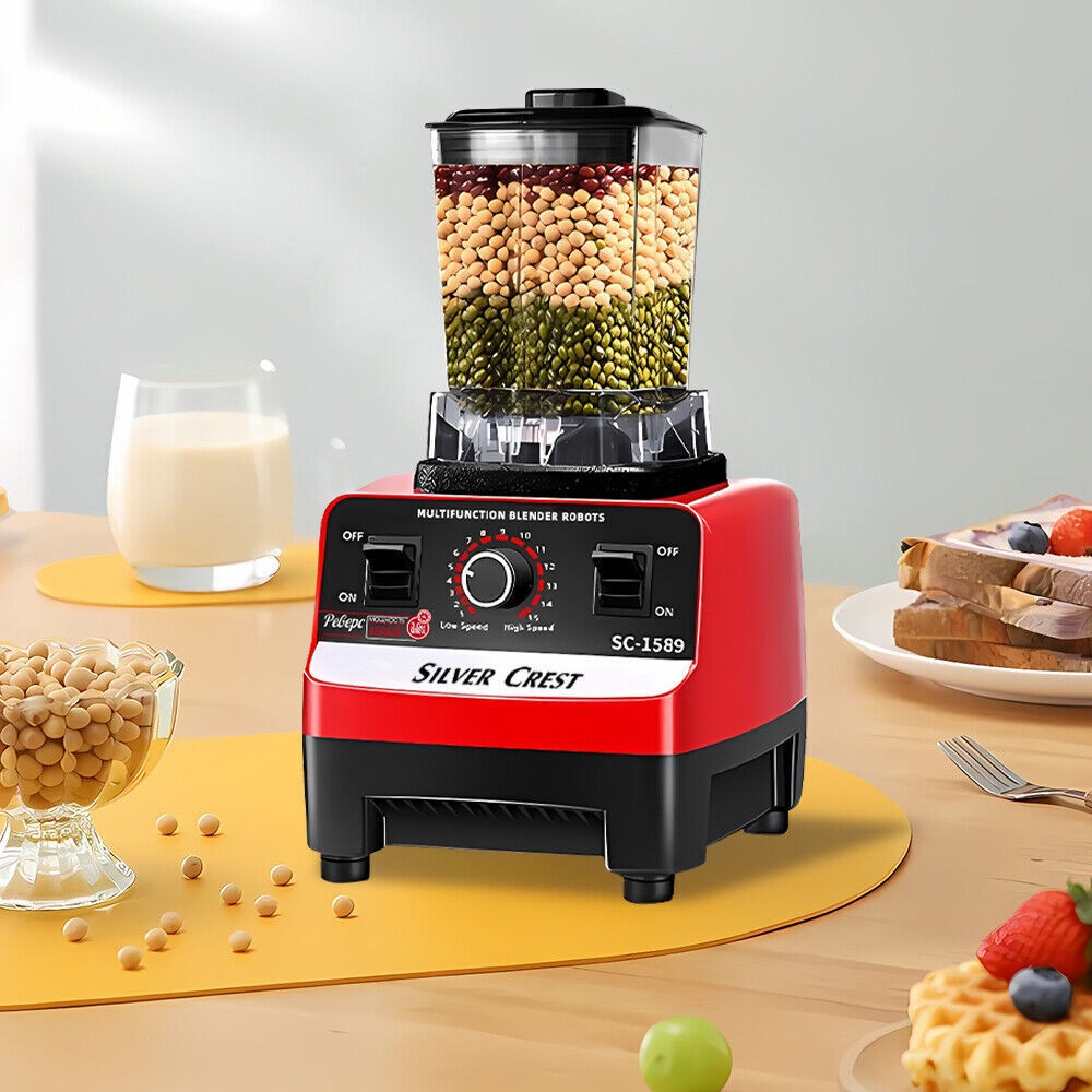 4500W Commercial Blender with 2 Jugs