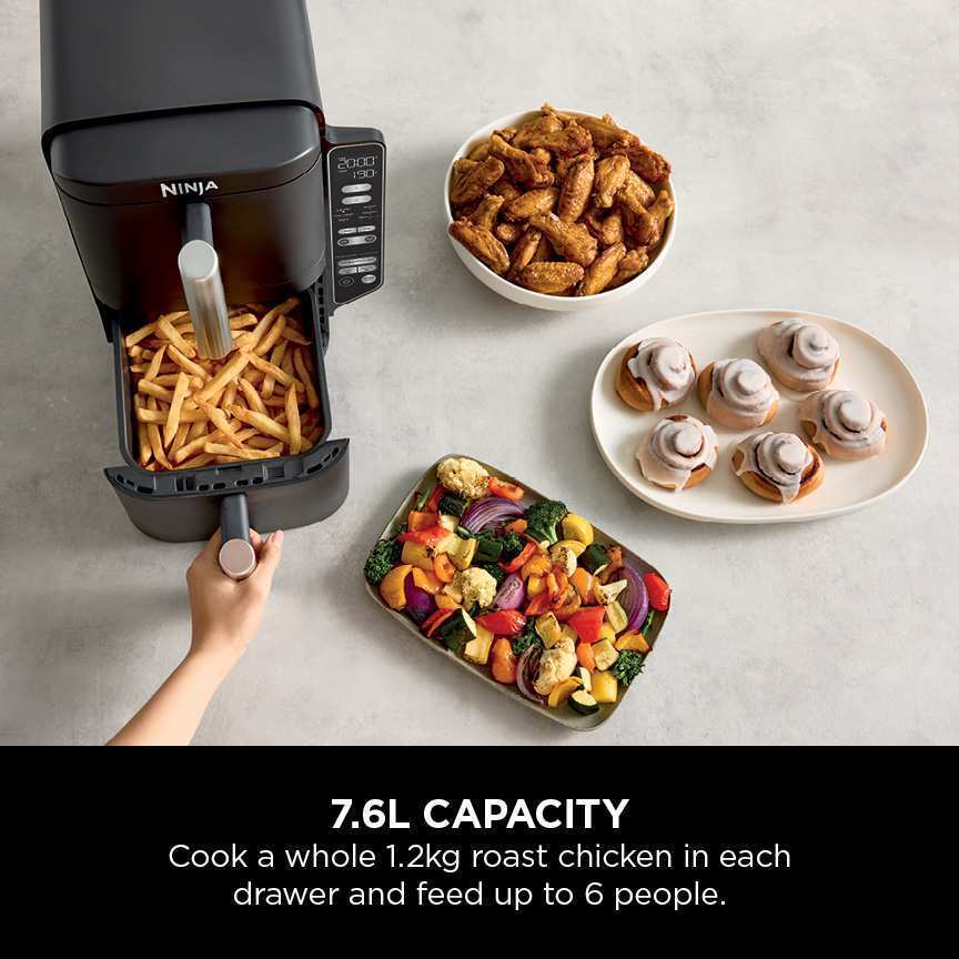 Ninja Double Stack 2-Drawer Air Fryer 7.6L