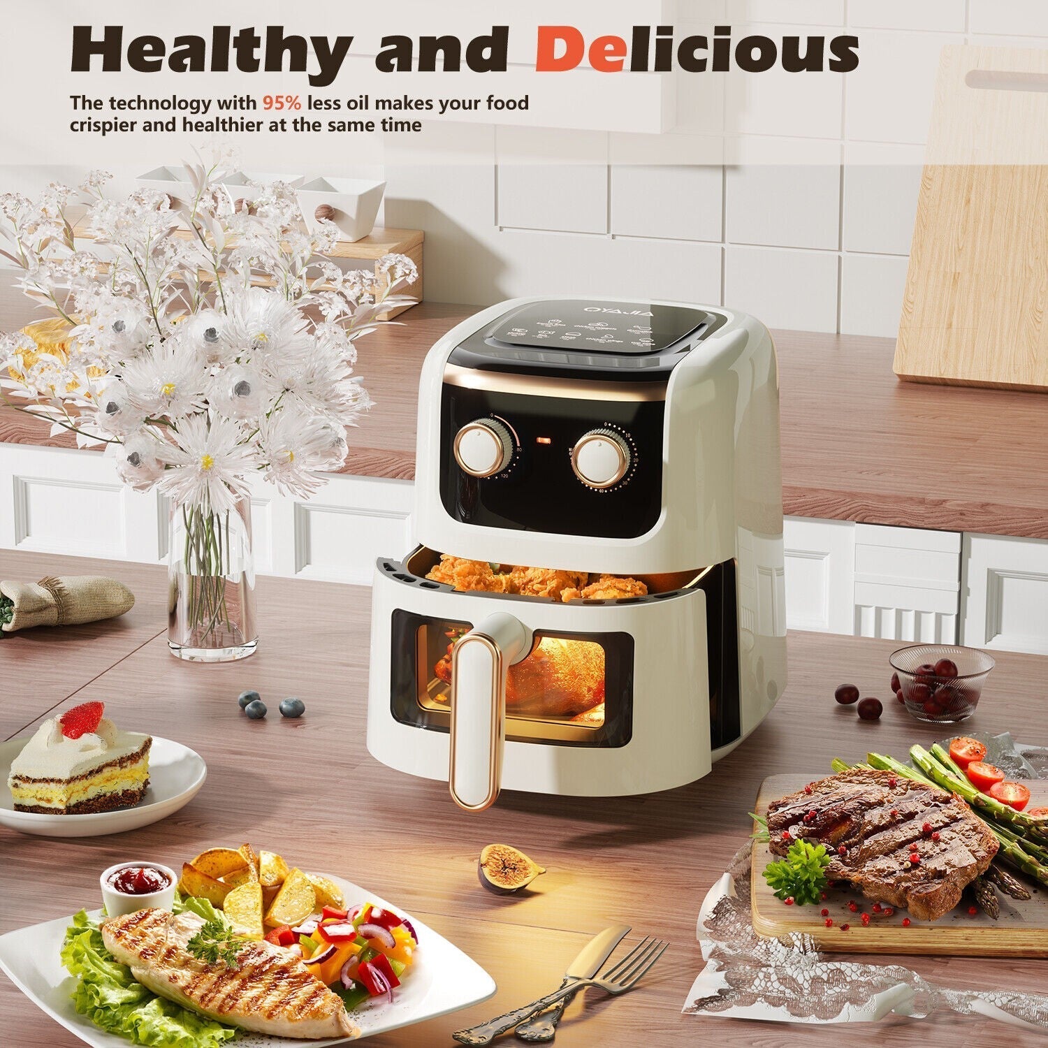 Uten 5L Digital Air Fryer