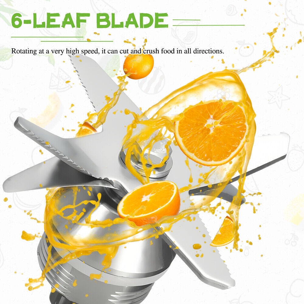 4500W Commercial Blender with 2 Jugs