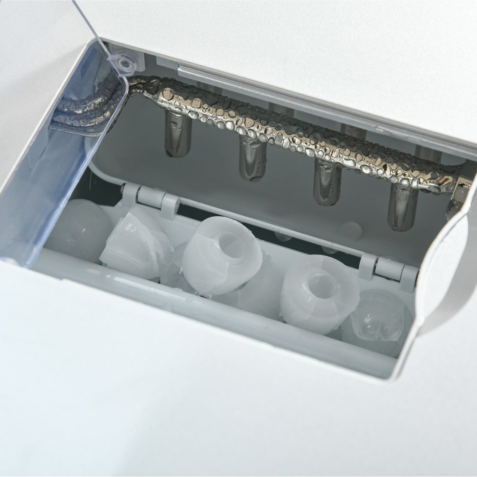 HOMCOM 2-in-1 Ice Maker & Water Dispenser