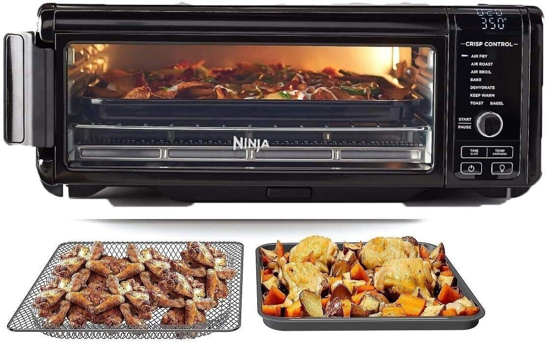 Ninja SP101 Foodi 8-in-1 Digital Air Fry Large Toaster Oven – Black