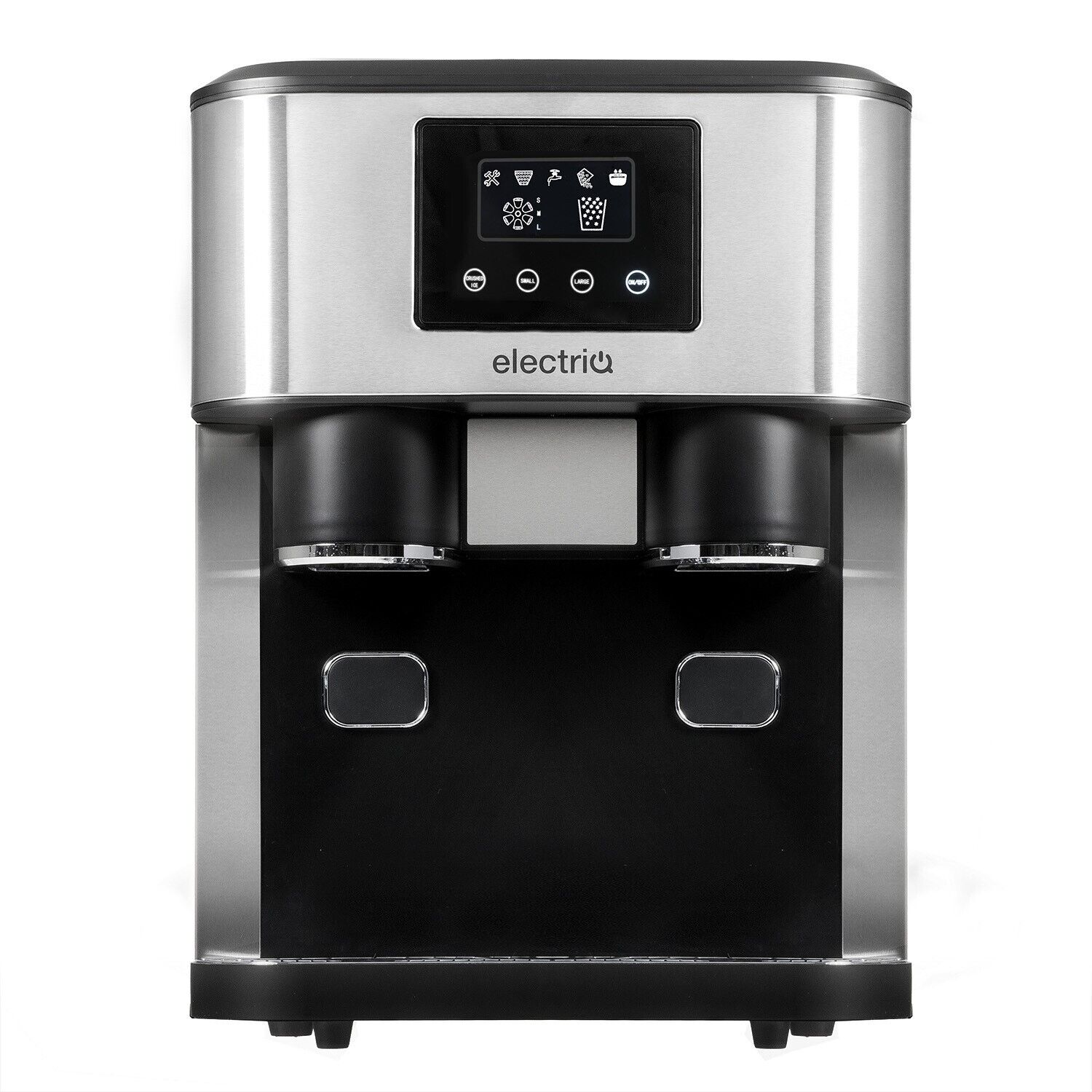 electriQ Countertop Ice Maker With Ice Crusher and Water Dispenser