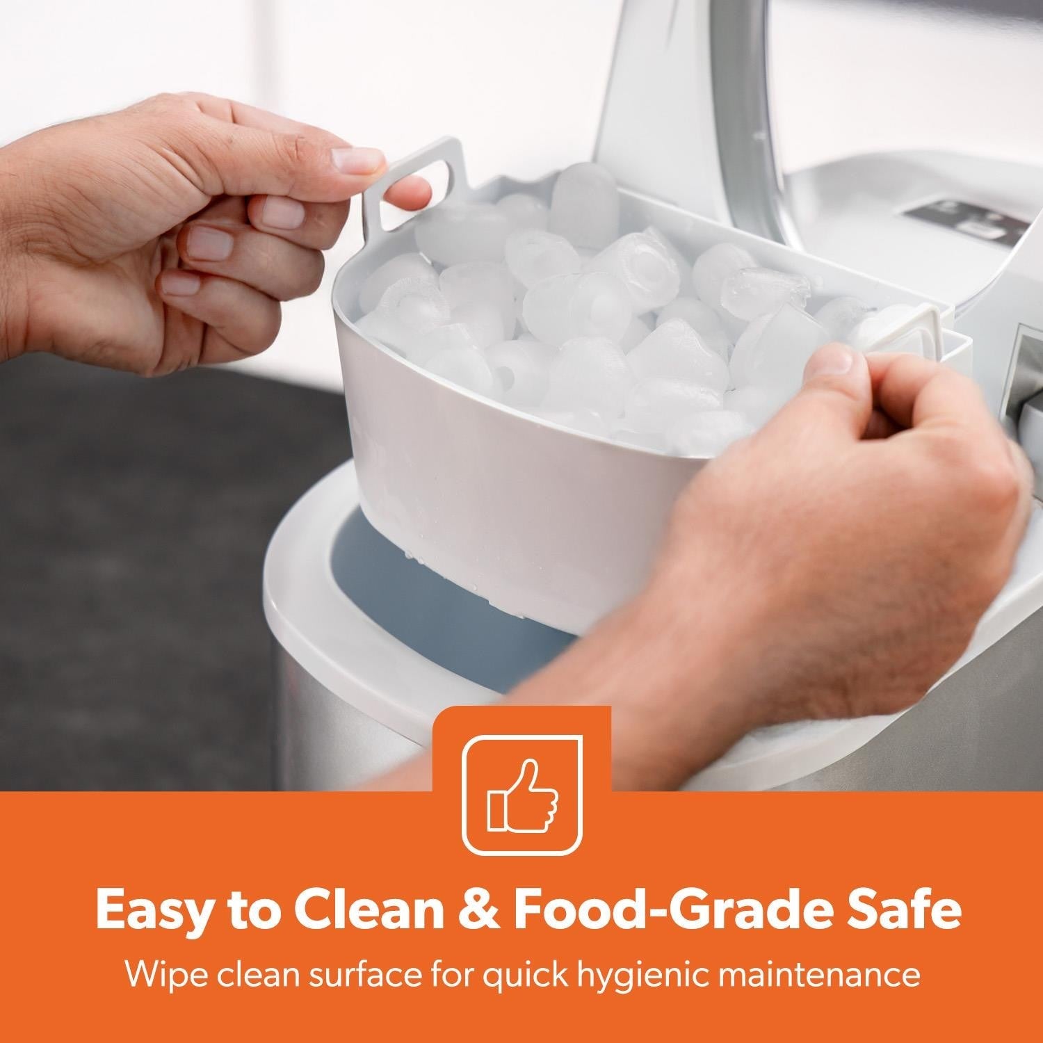 Geepas Countertop Ice Cube Maker Machine