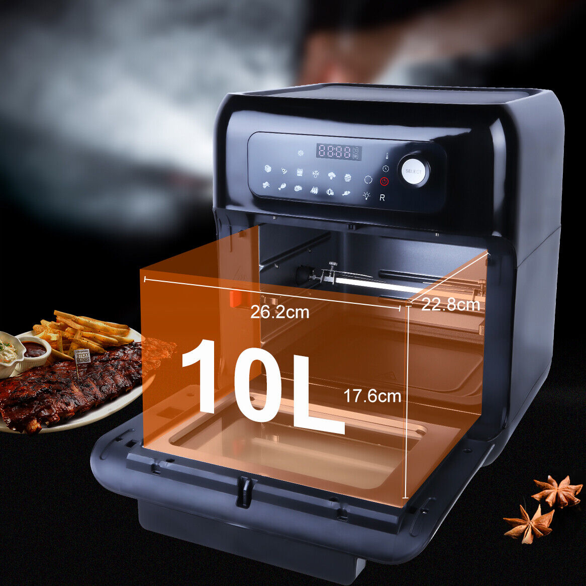 UTEN XXL 10L Digital Air Fryer Oven