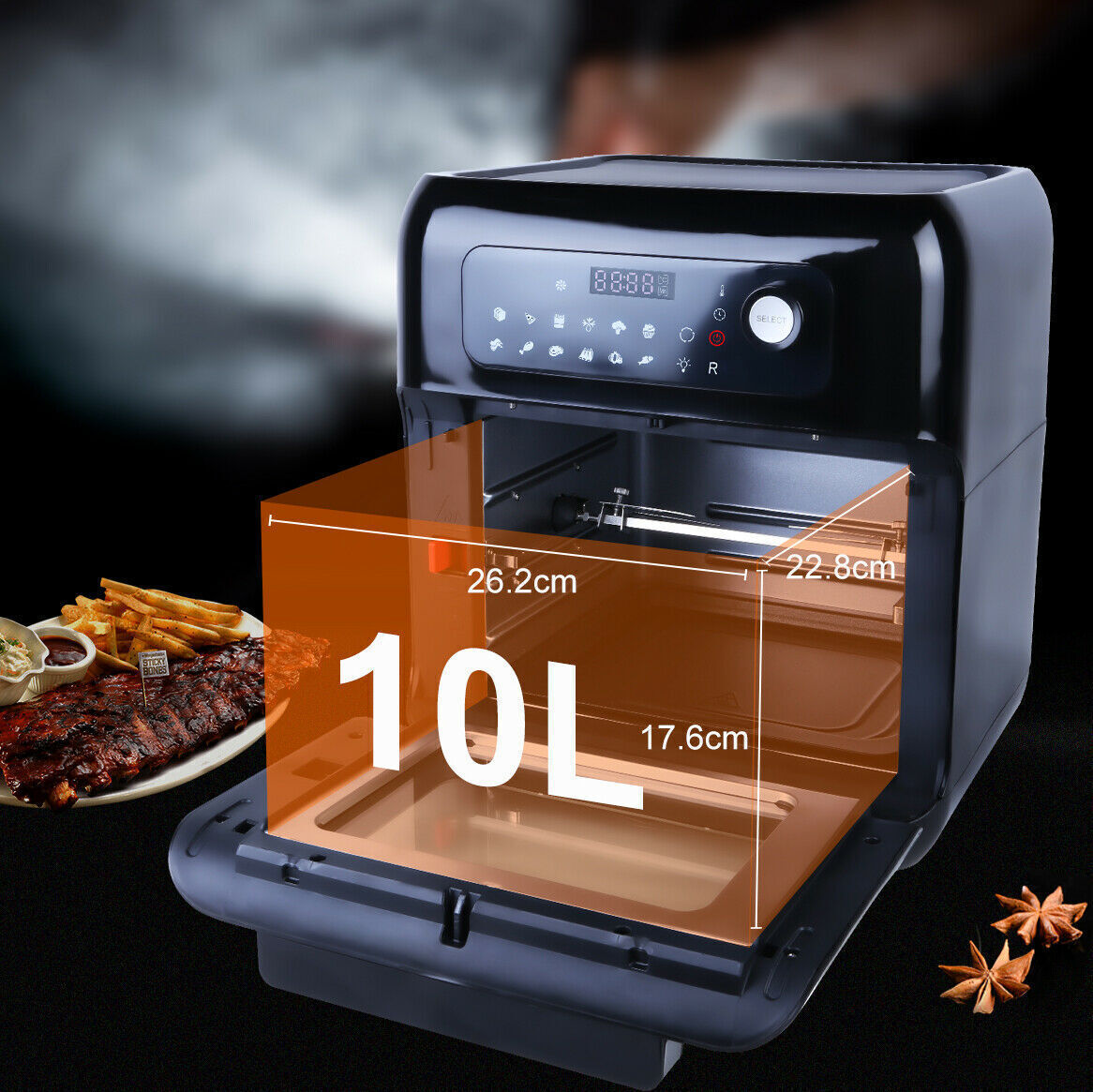 Uten Digital Air Fryer 10L – Oil-Free Kitchen