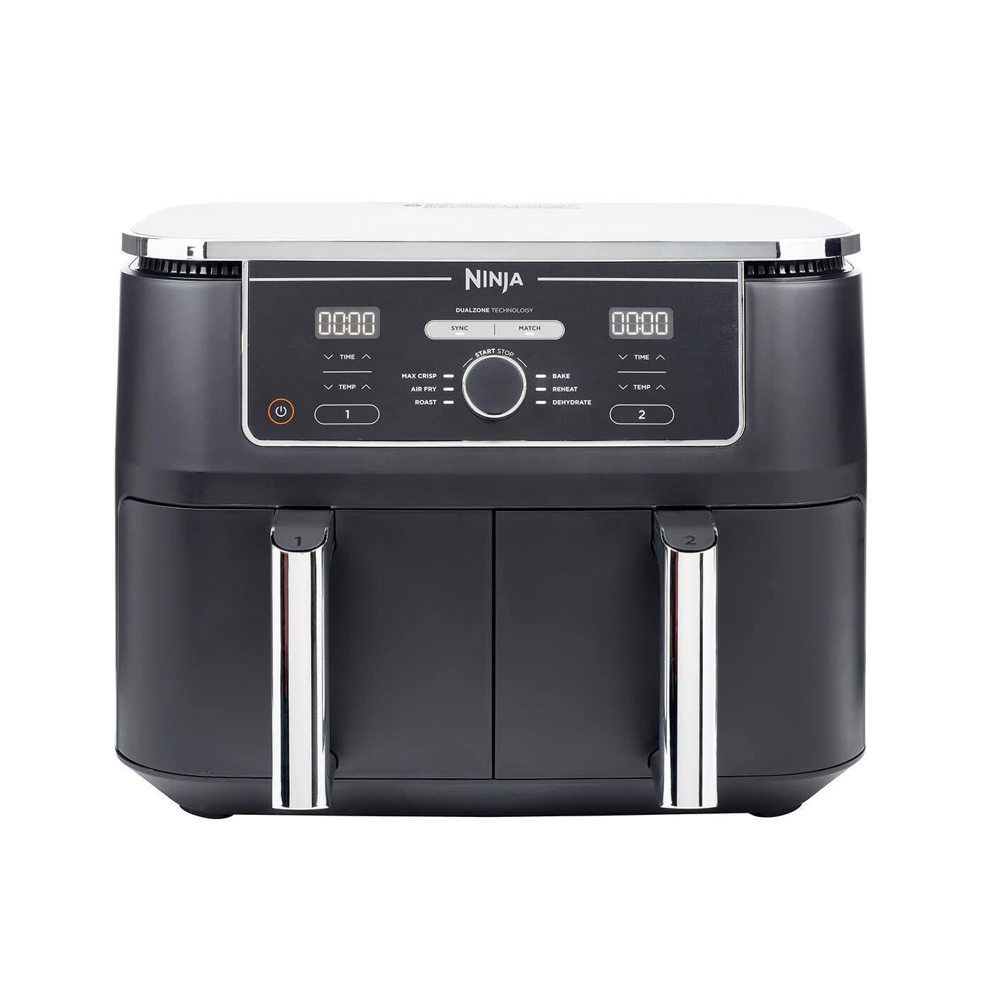 Ninja Foodi Air Fryer MAX Dual Zone – Refurbished [AF400UK], 6 Functions, 9.5L